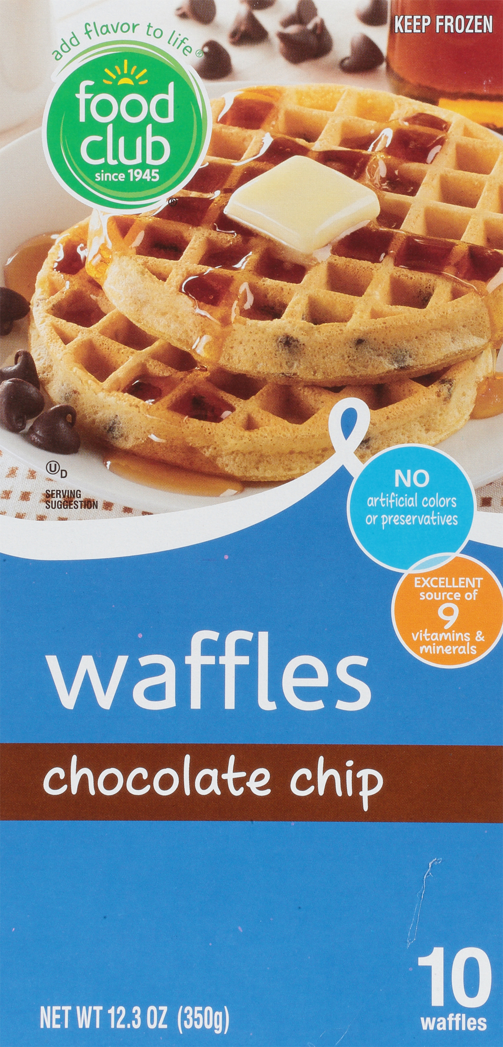 Chocolate Chip Waffles