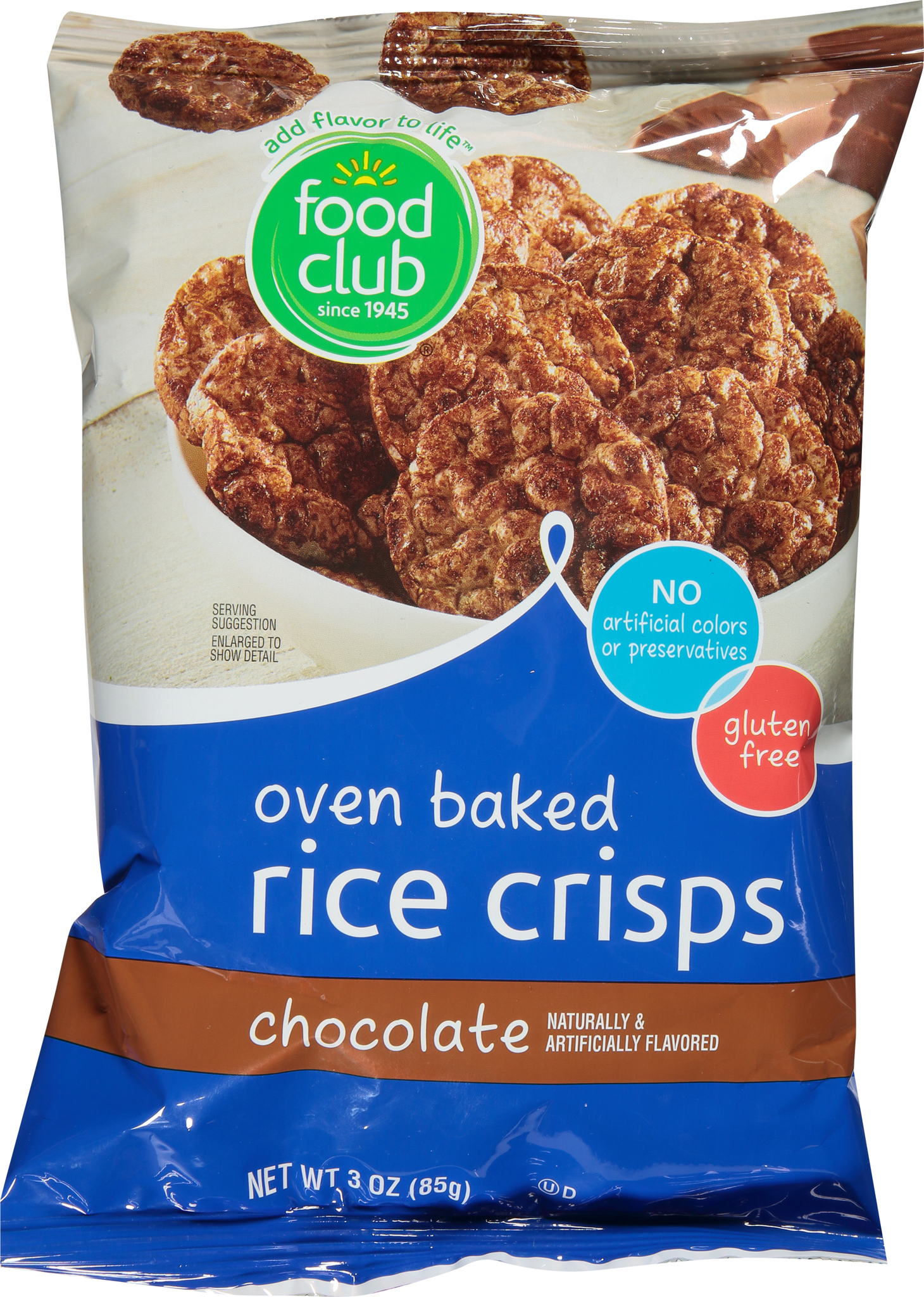 Chocolate Oven Baked Rice Crisps