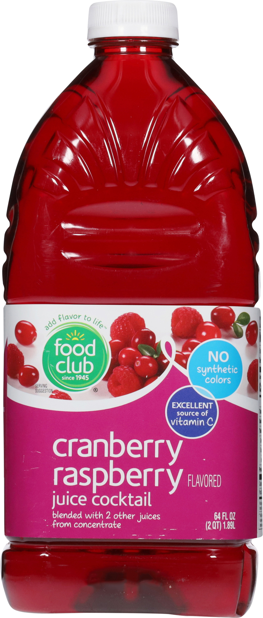 Cranberry Raspberry Flavored Juice Cocktail