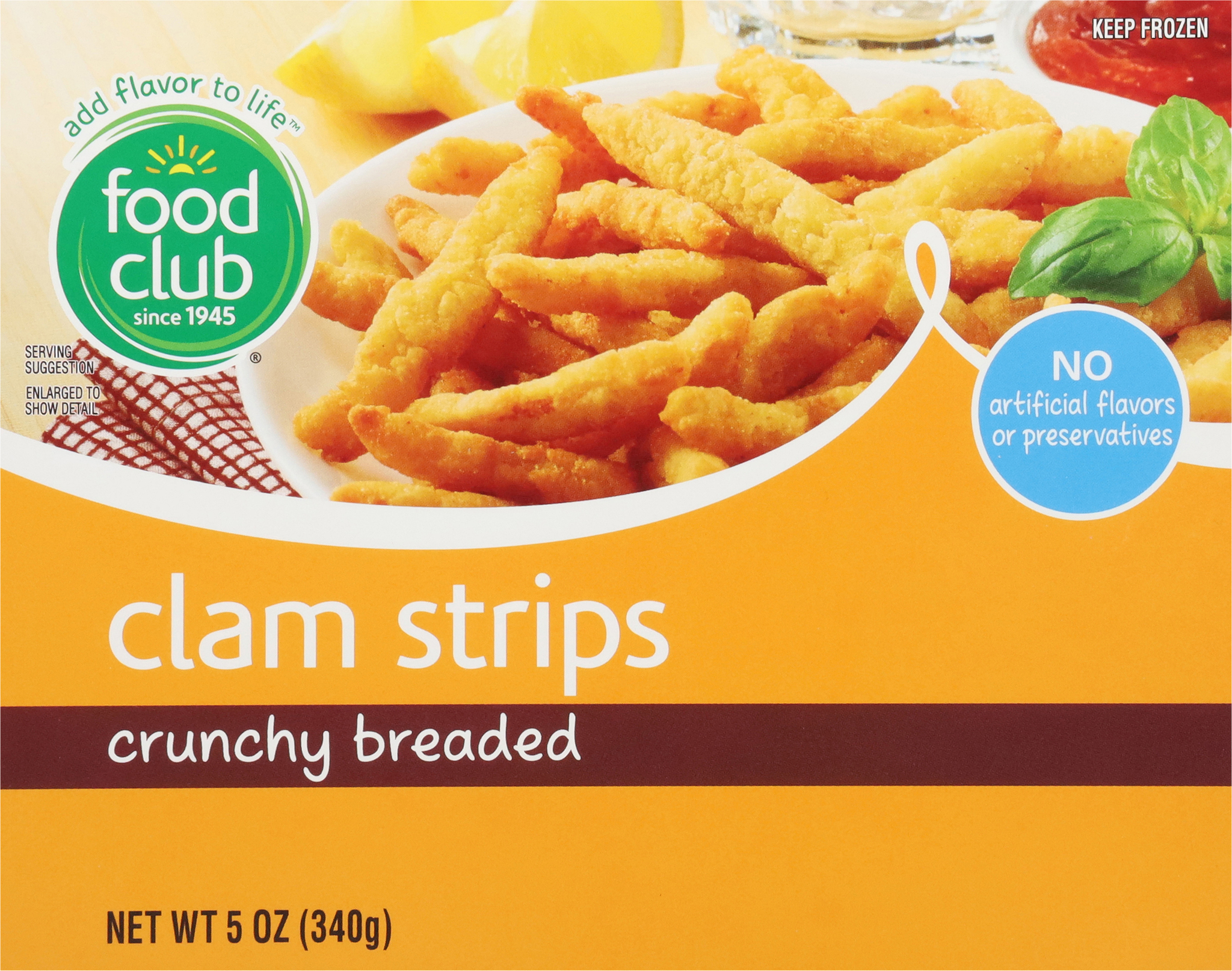 Crunchy Breaded Clam Strips