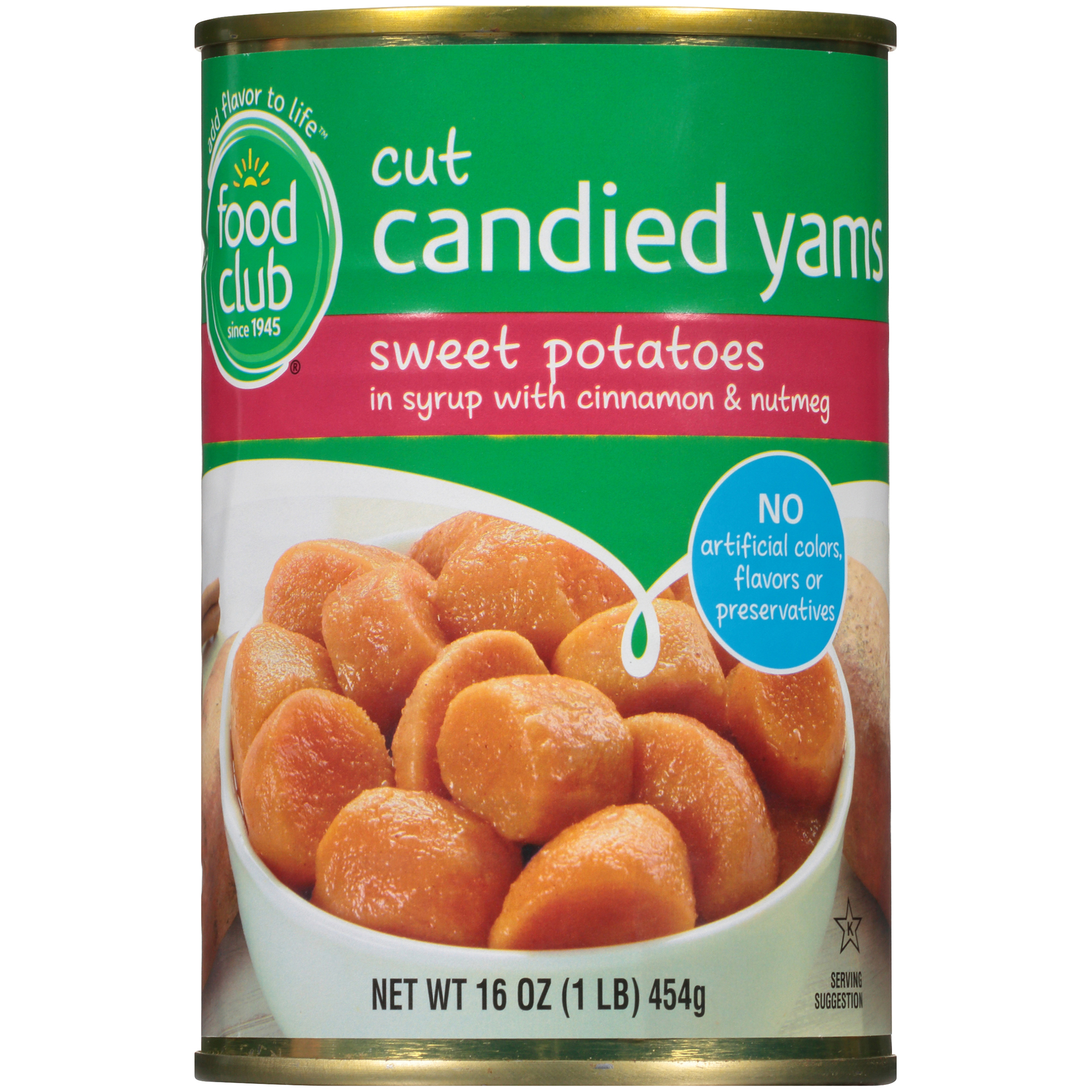 Cut Sweet Potatoes Candied Yams