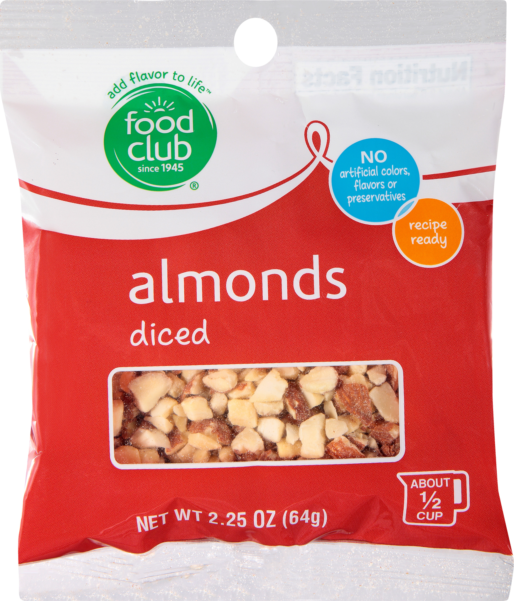 Diced Almonds