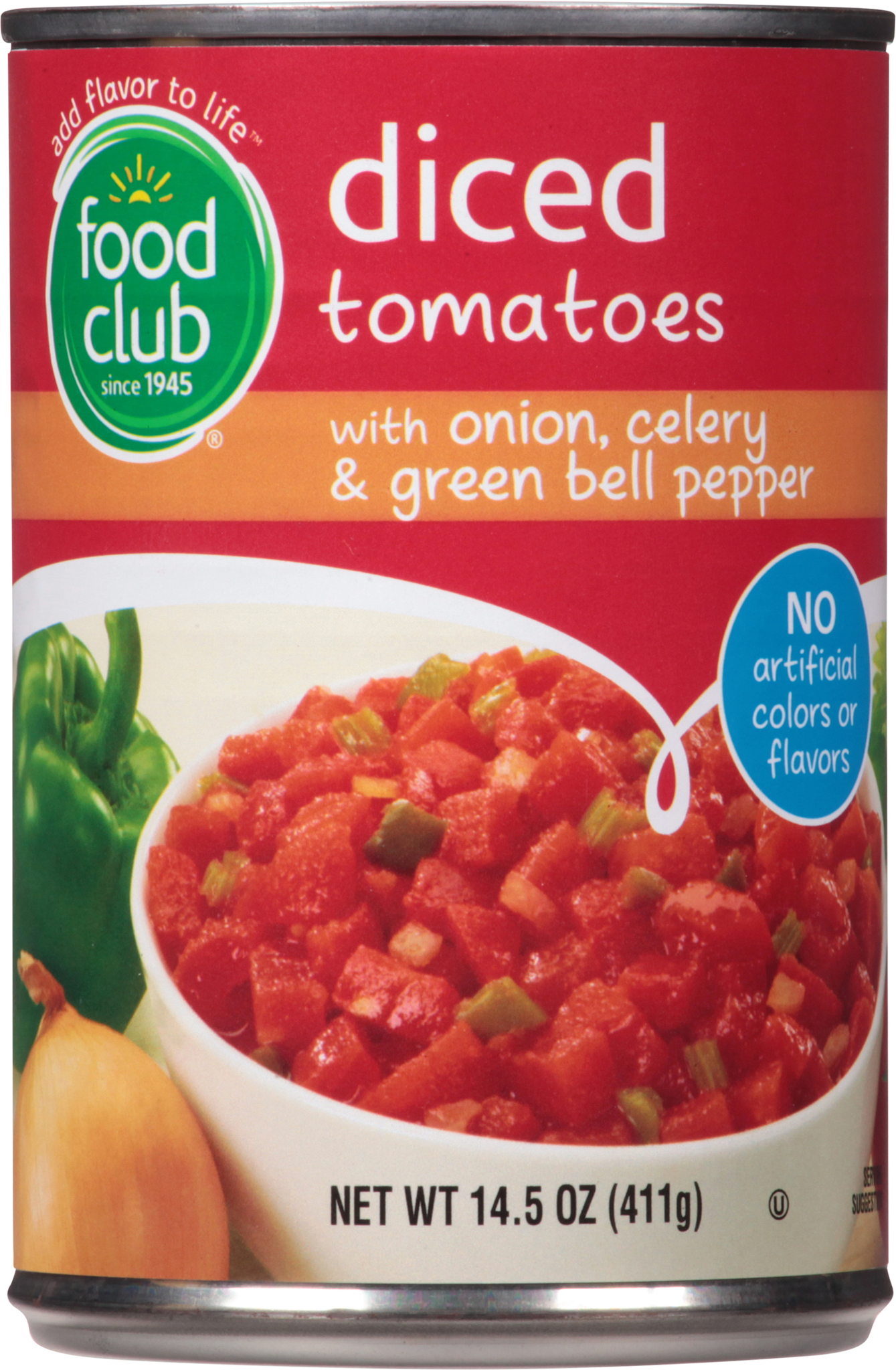 Diced Tomatoes with Onions  Celery & Green Pepper