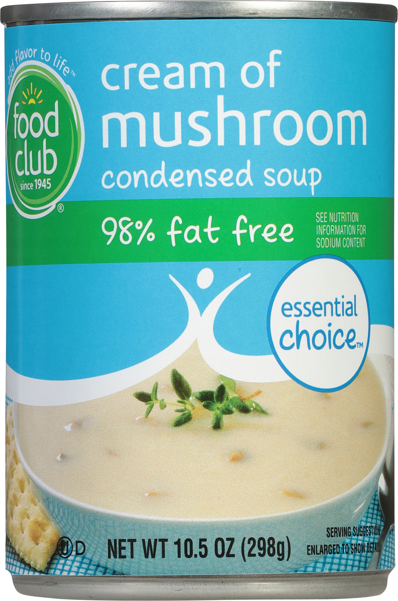 Essential Choice Fat Free Cream of Mushroom Soup