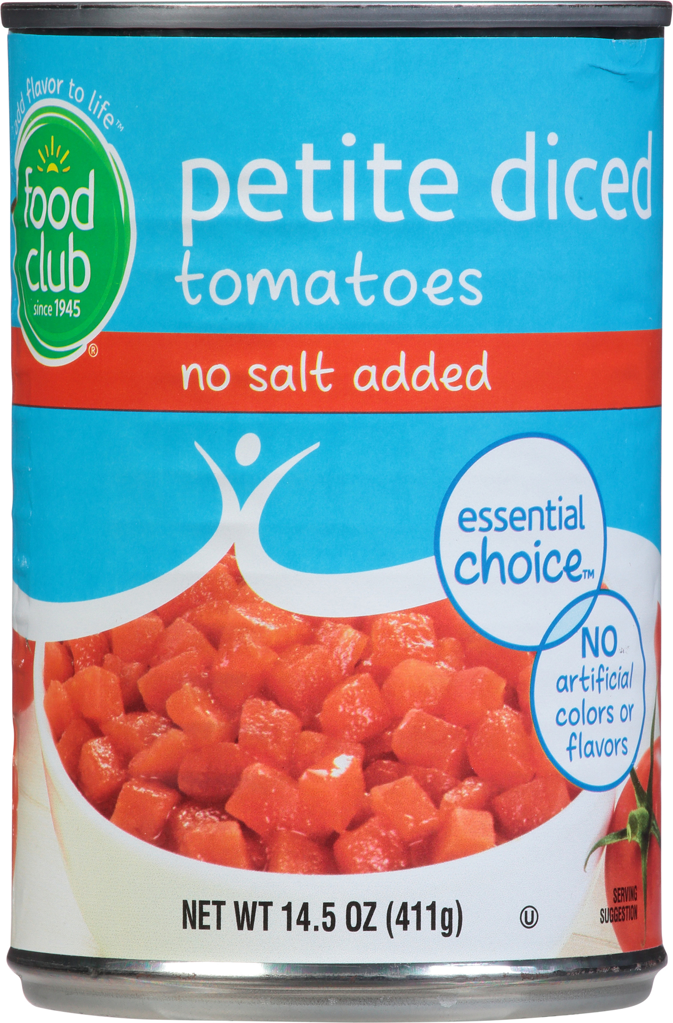 Essential Choice Petite Diced No Salt Added Tomatoes