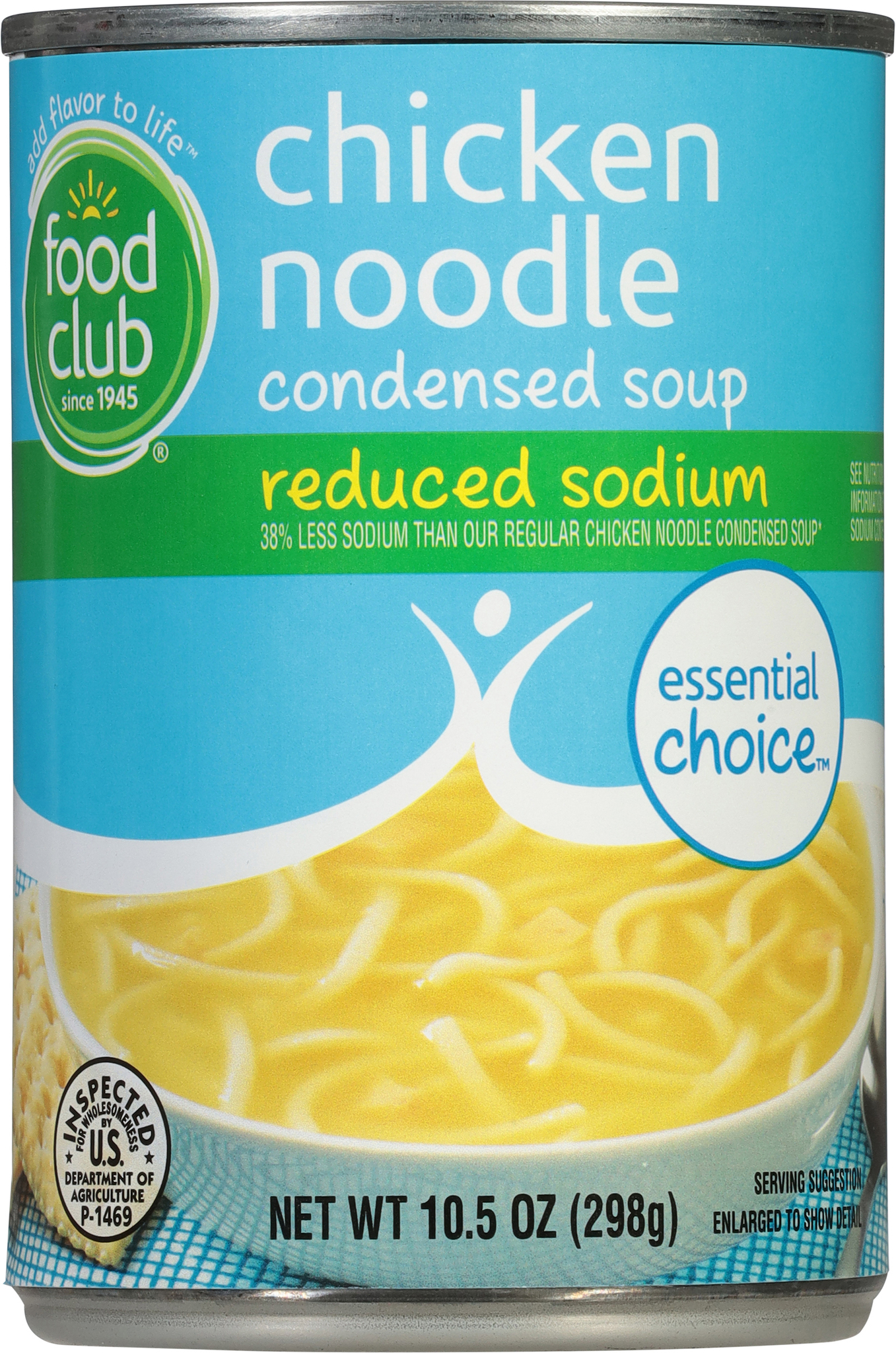 Essential Choice Reduced Sodium Chicken Noodle Condensed Soup