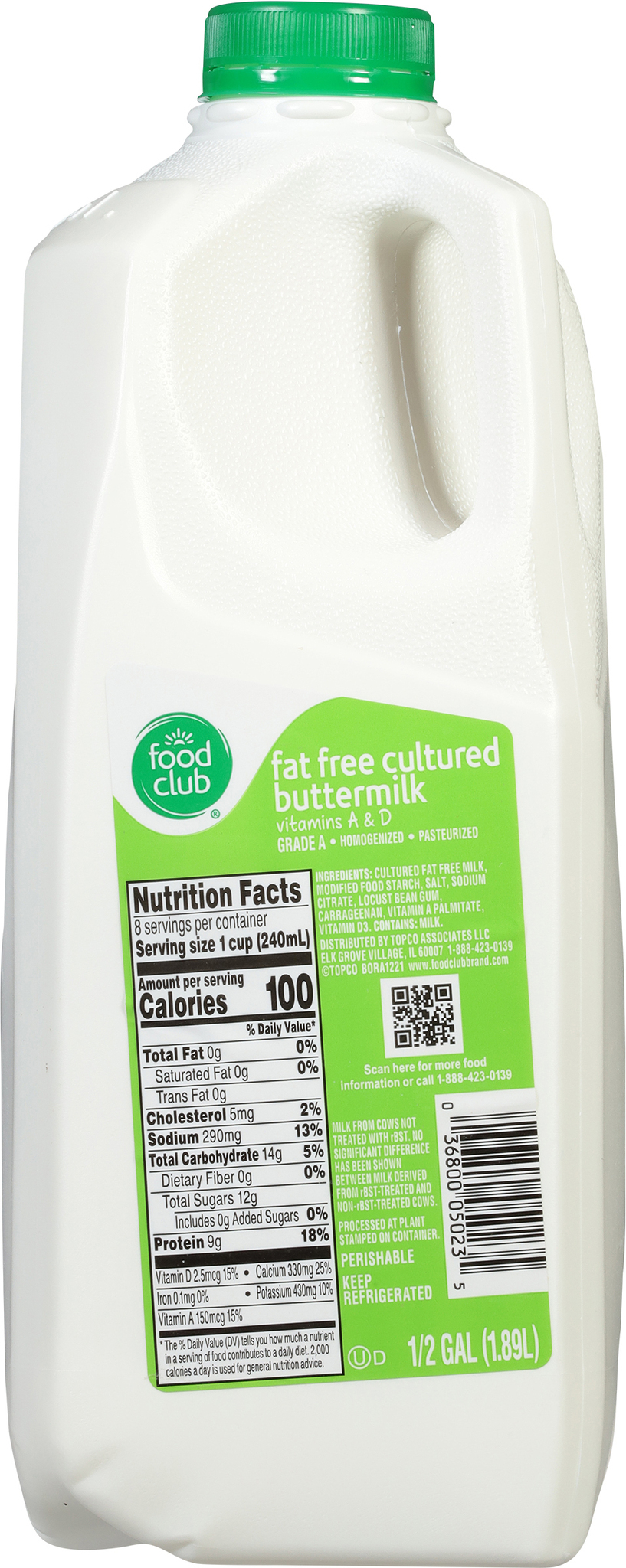 Fat Free Cultured Buttermilk