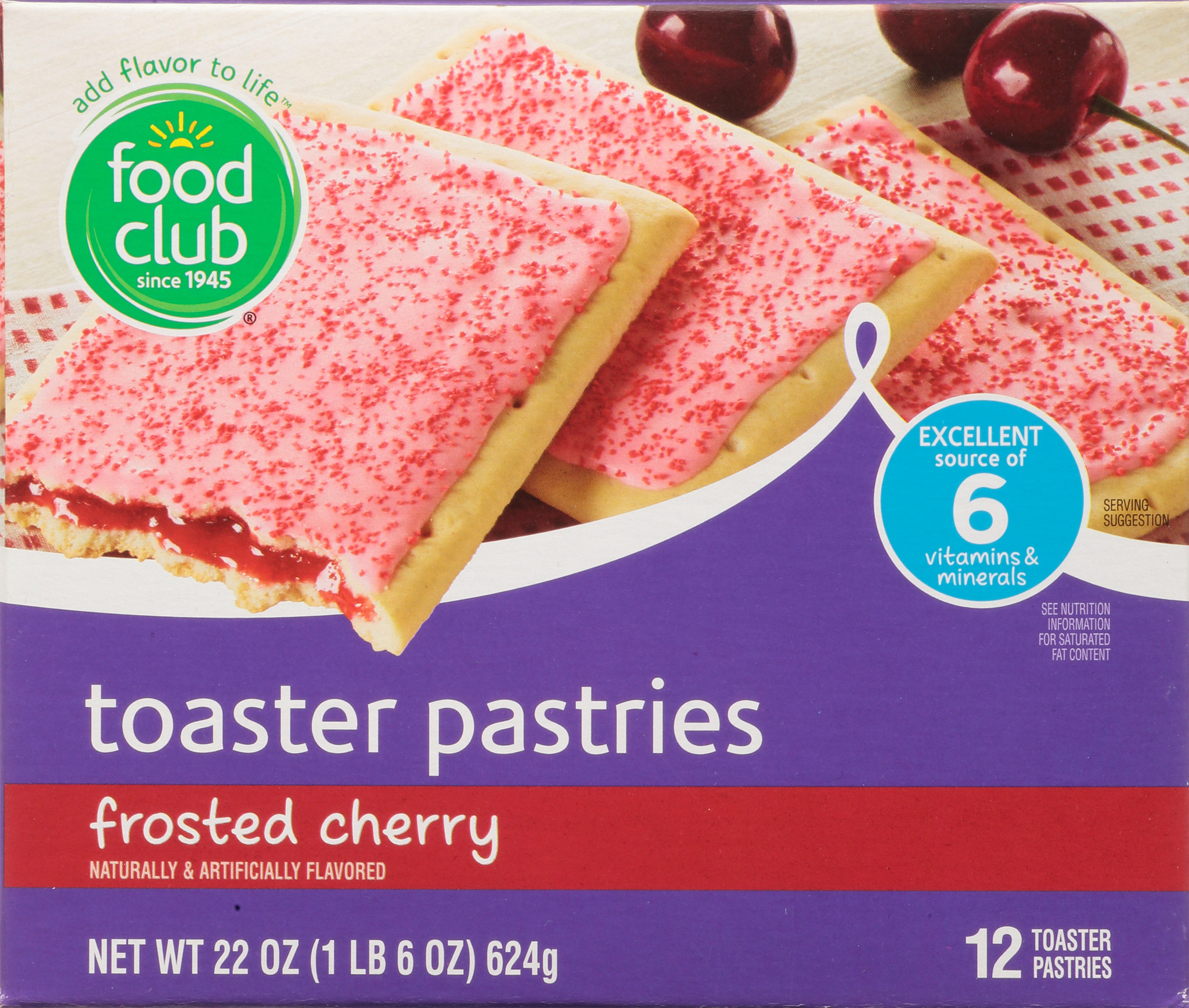 Frosted Cherry Toaster Pastries