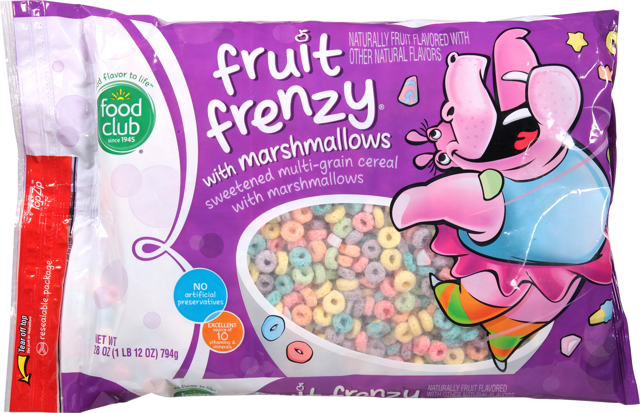 Fruit Frenzy with Marshmallows Cereal