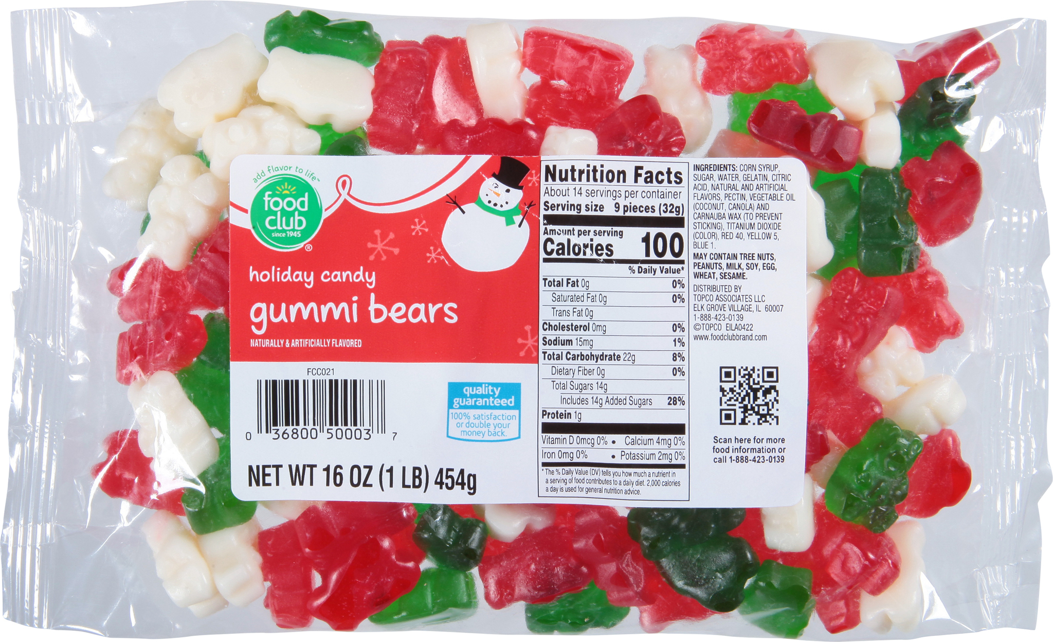 Gummi Bears Holiday Candy