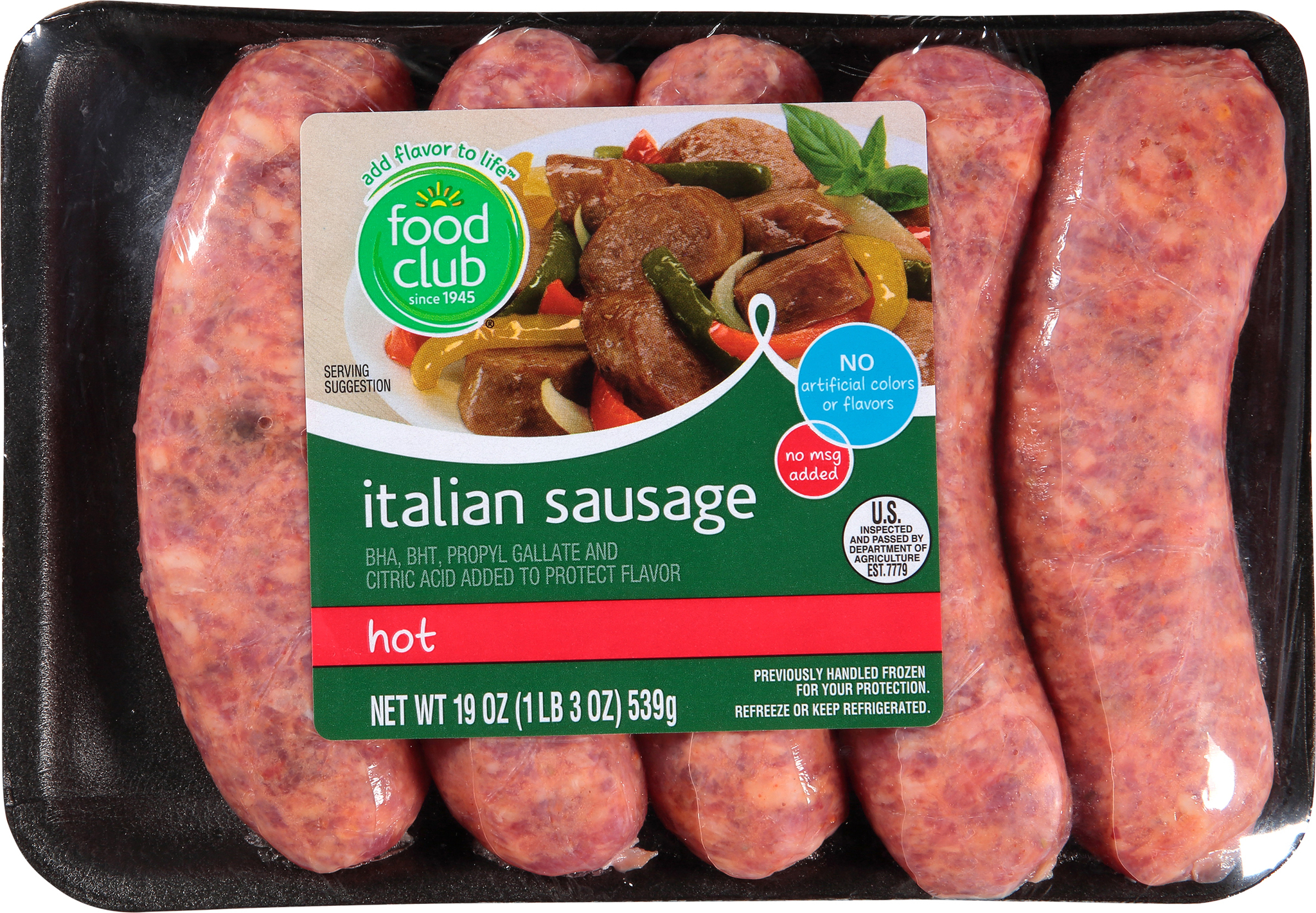 Hot Italian Sausage