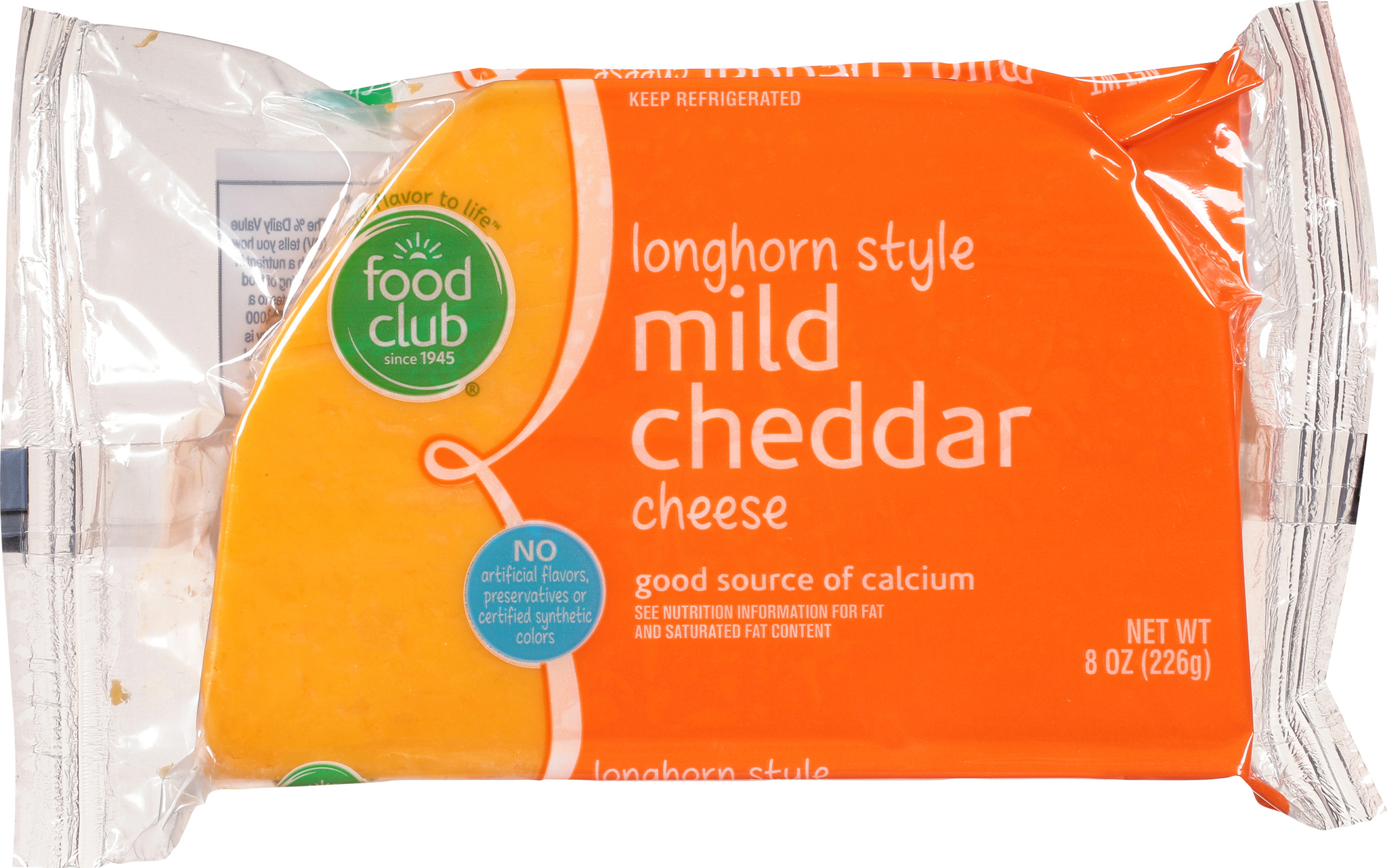 Longhorn Style Mild Cheddar Cheese