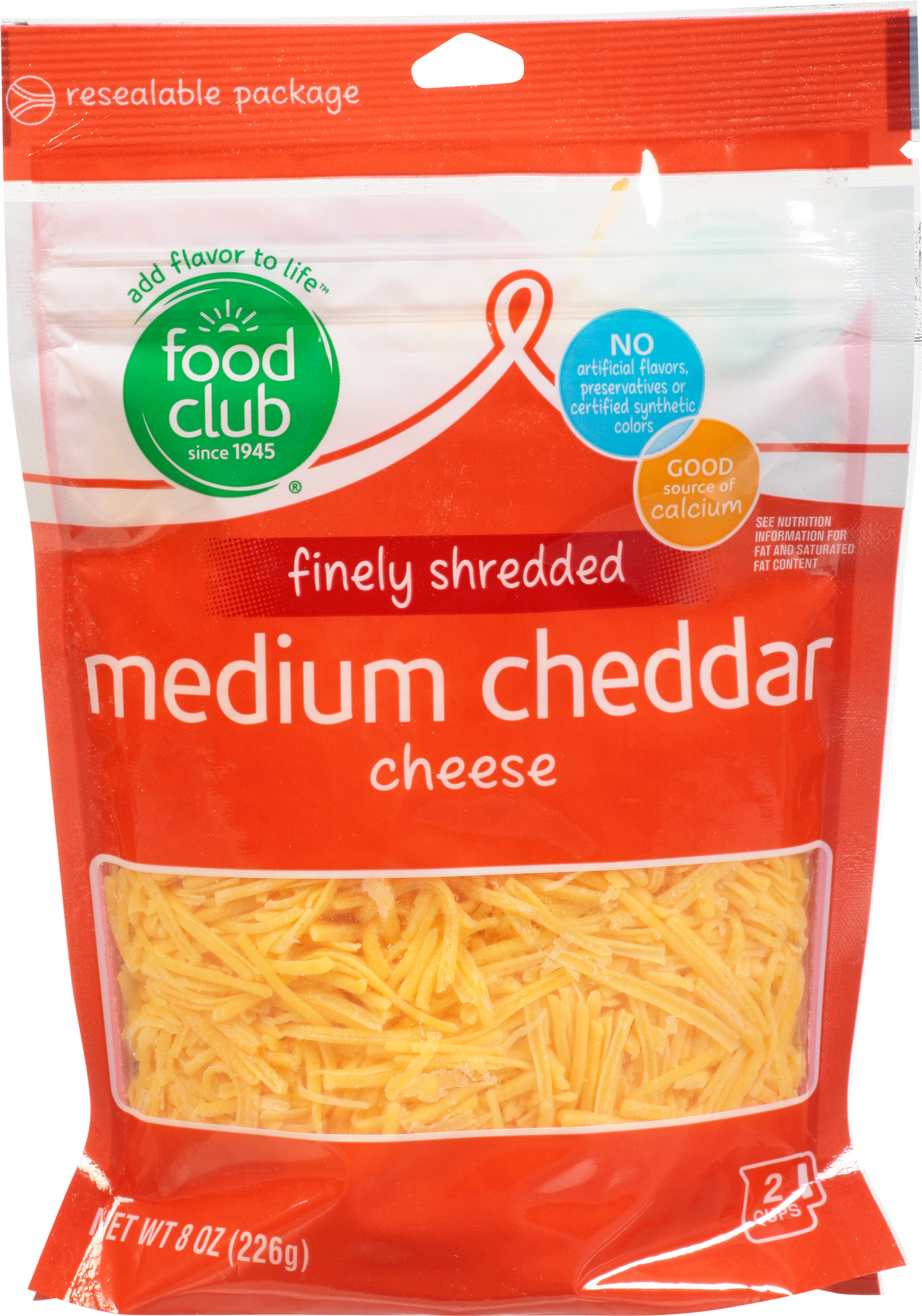 Medium Cheddar Finely Shredded Cheese