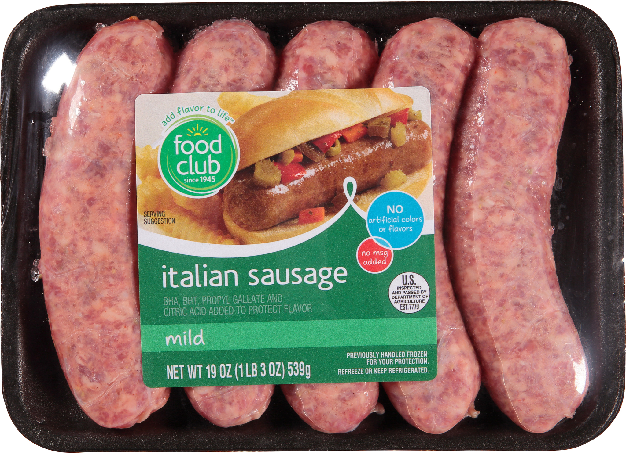 Mild Italian Sausage