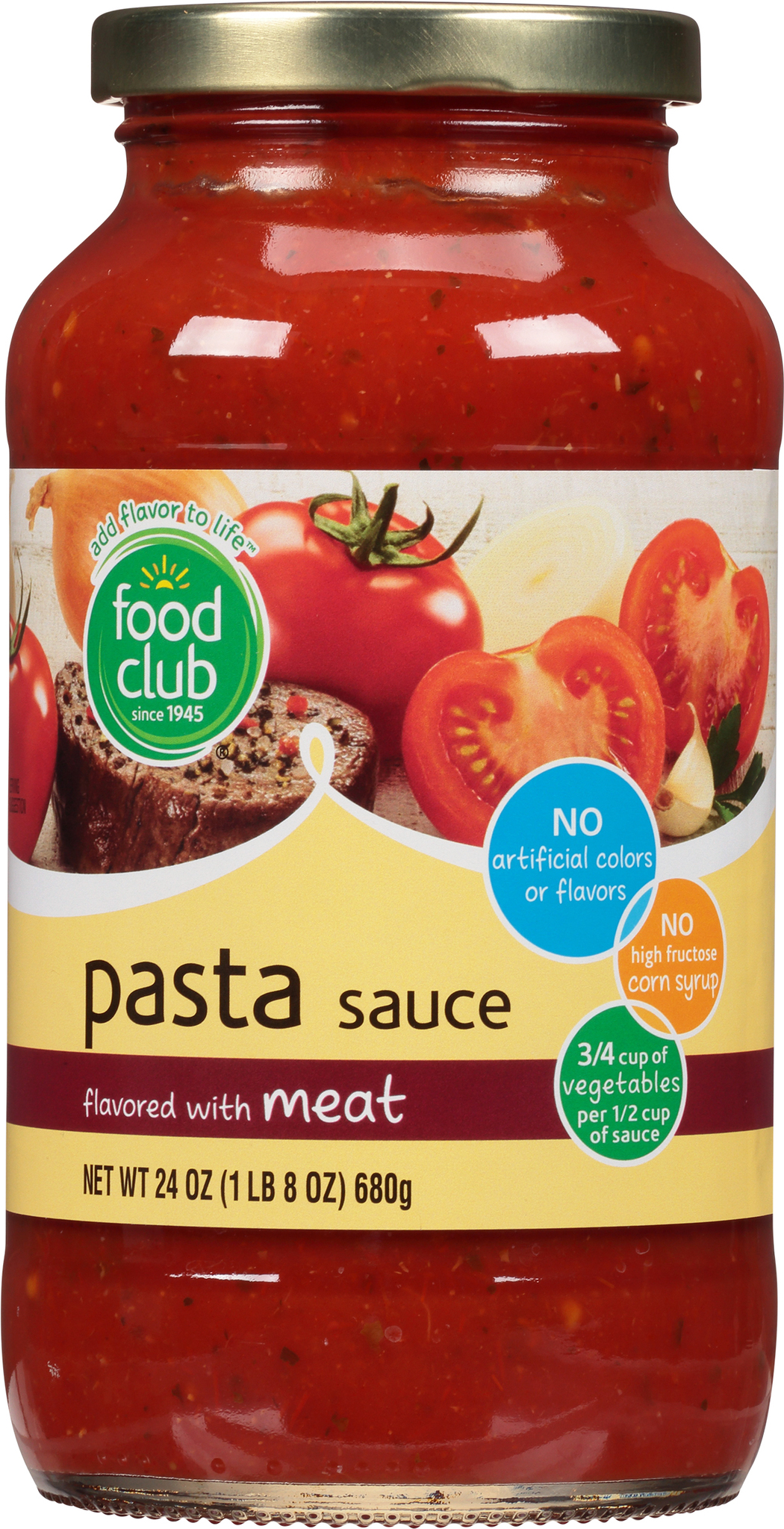 Pasta Sauce Flavored with Meat