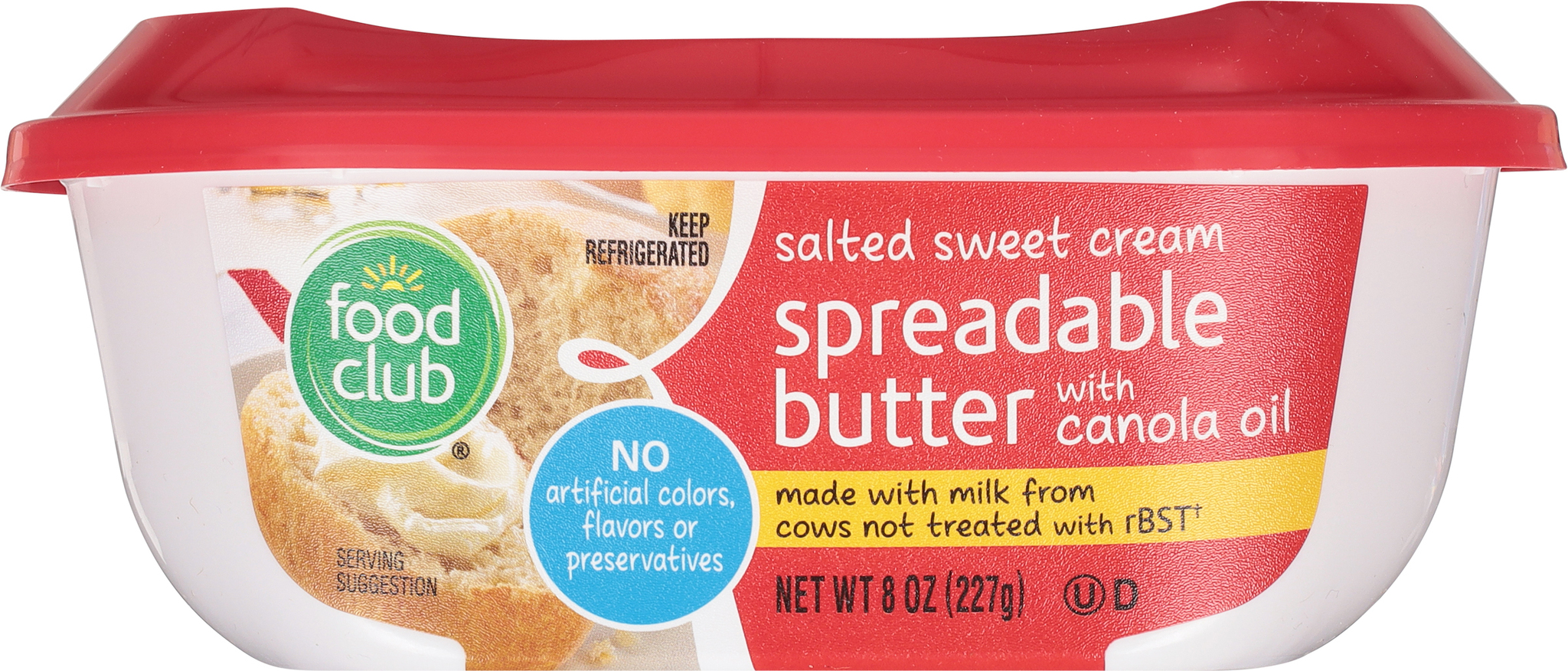 Salted Sweet Cream Spreadable Butter with Canola Oil