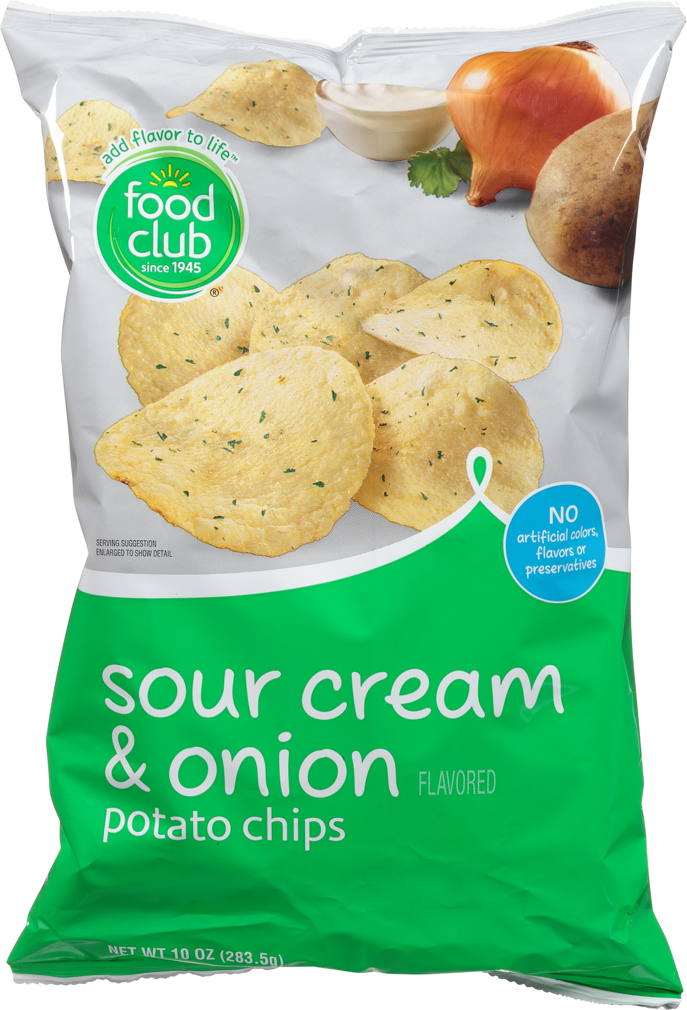 Sour Cream & Onion Flavored Potato Chips