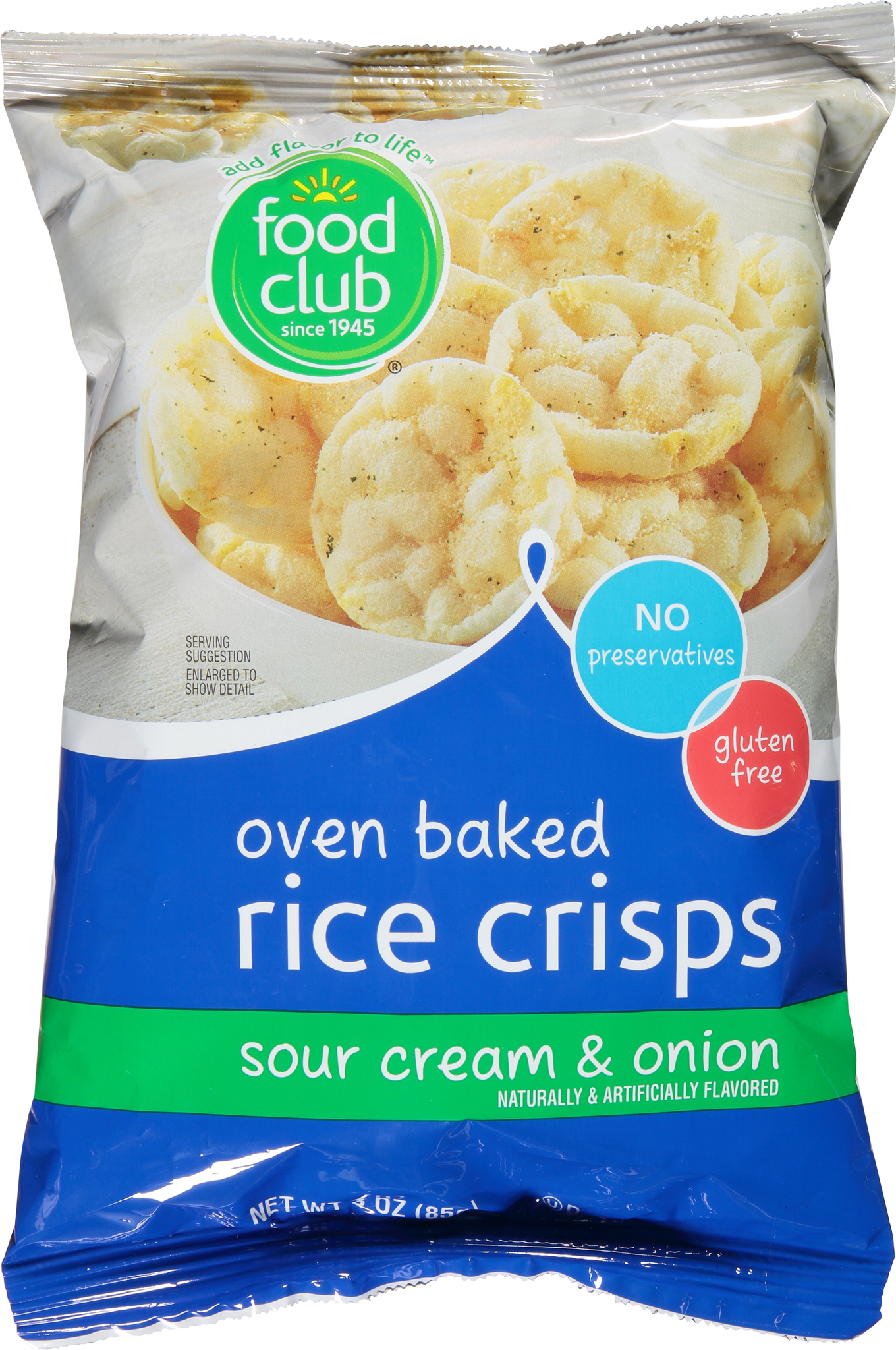 Sour Cream & Onion Oven Baked Rice Crisps