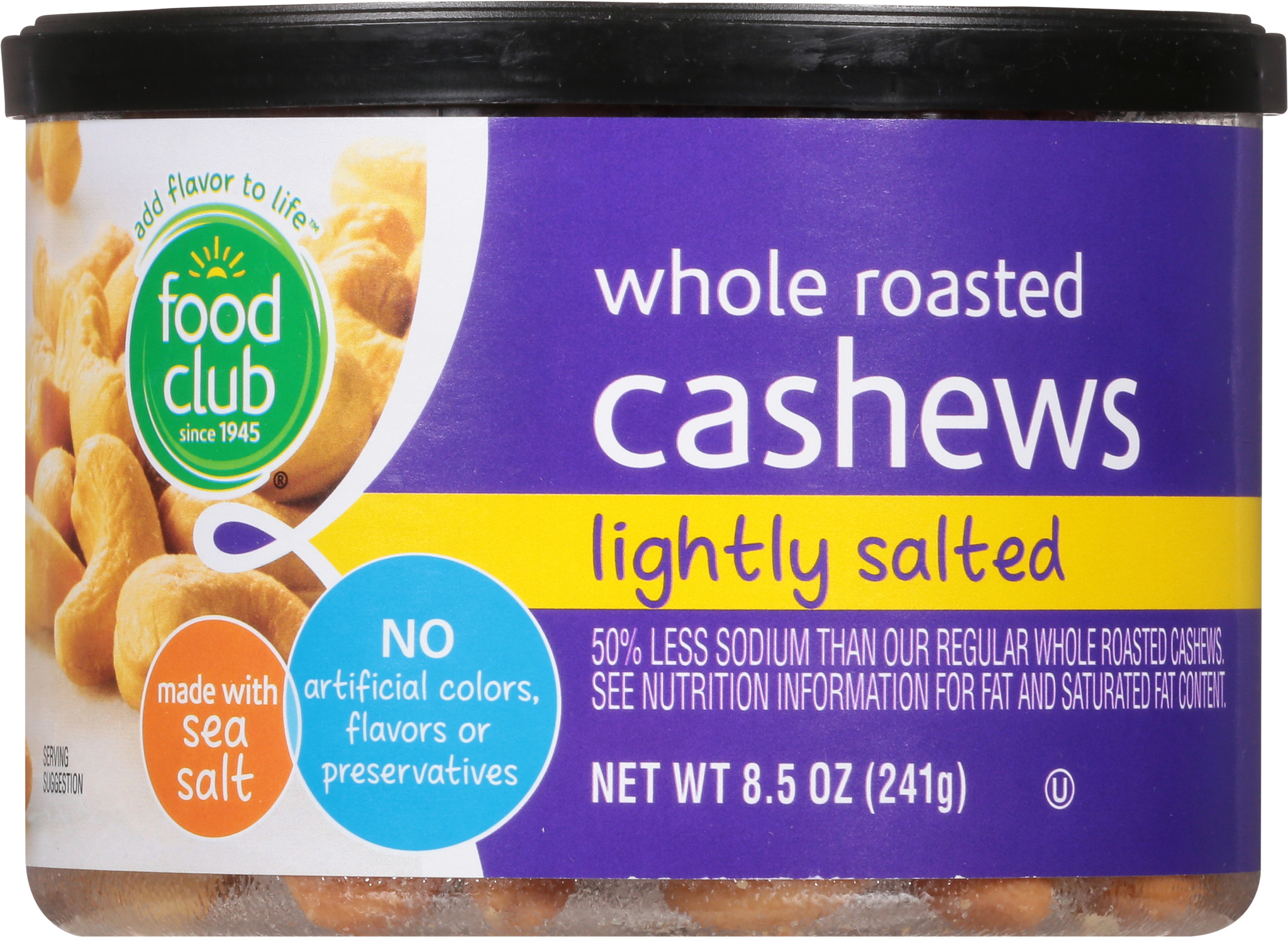 Whole Roasted Lightly Salted Cashews