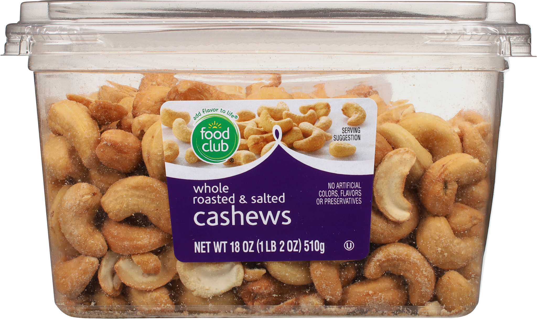 Whole Roasted & Salted Cashews