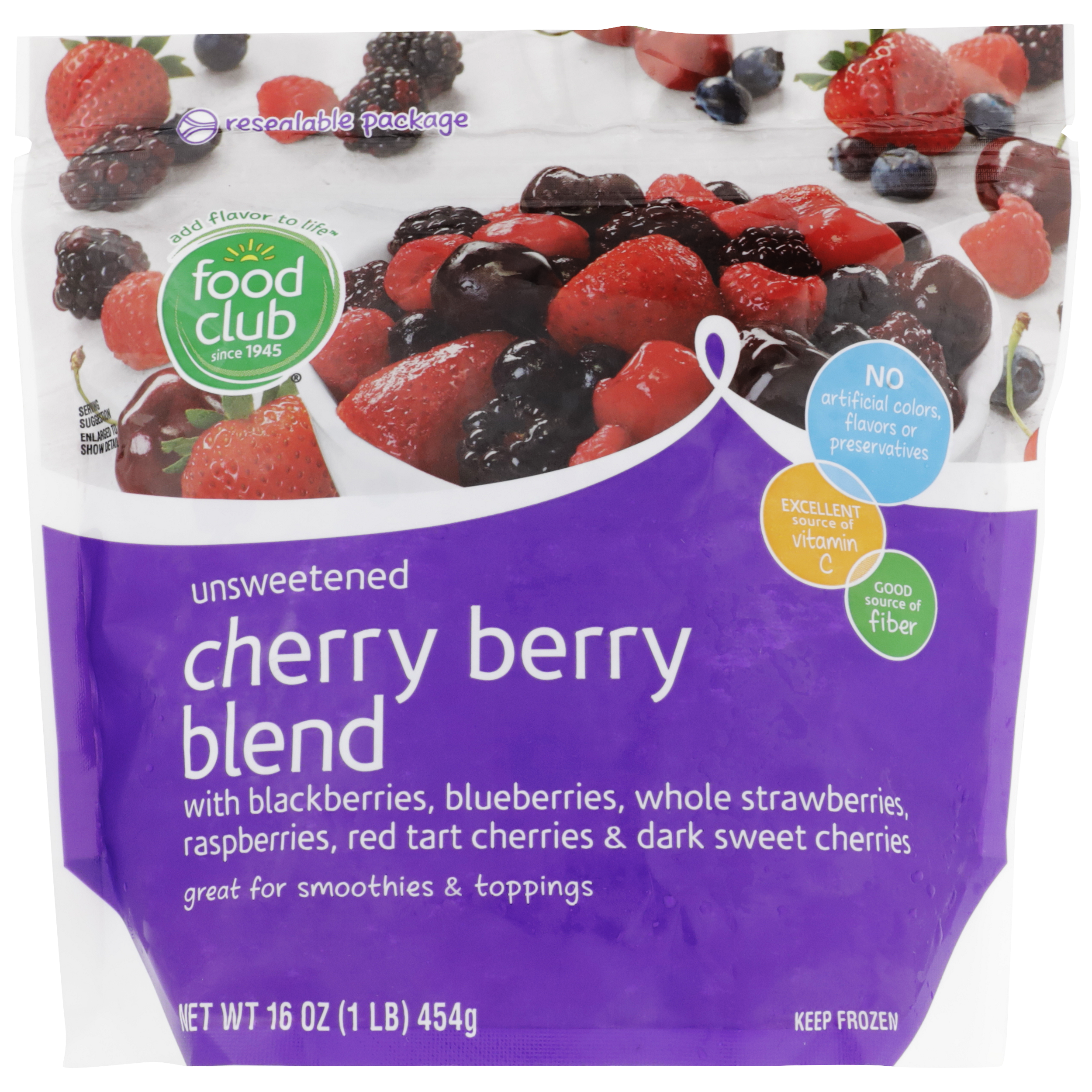 Frozen Fruit Cherry Berry Blend Sup