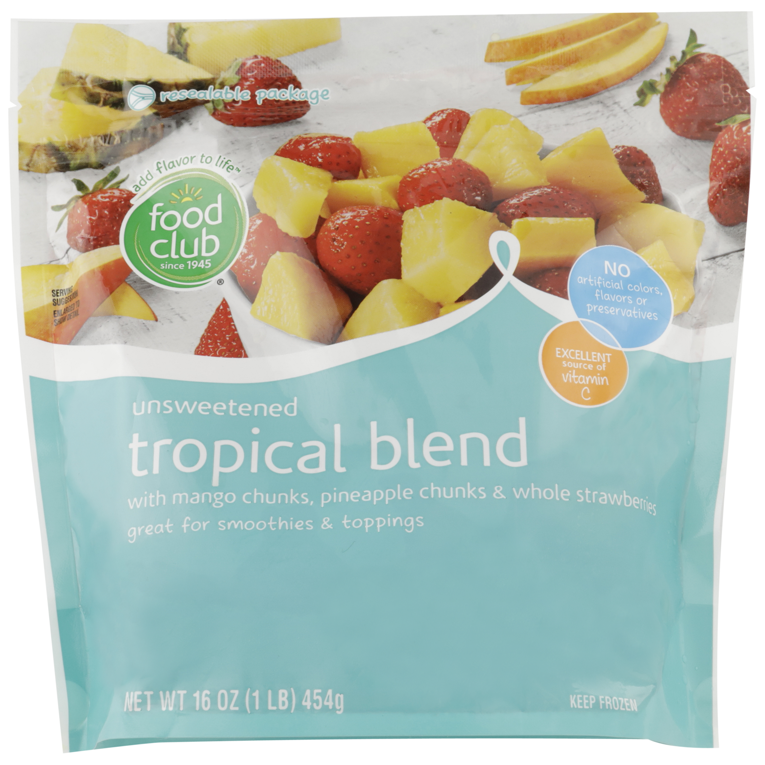 Frozen Fruit Fruit Tropical Blend Sup