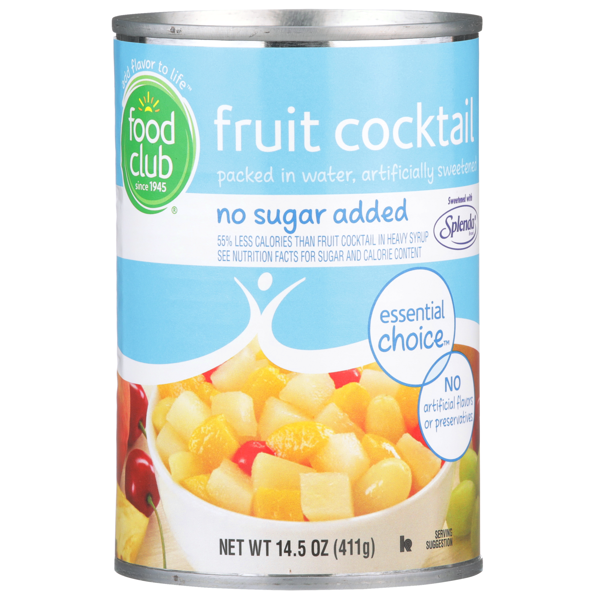 Fruit Cocktail Packed In Water