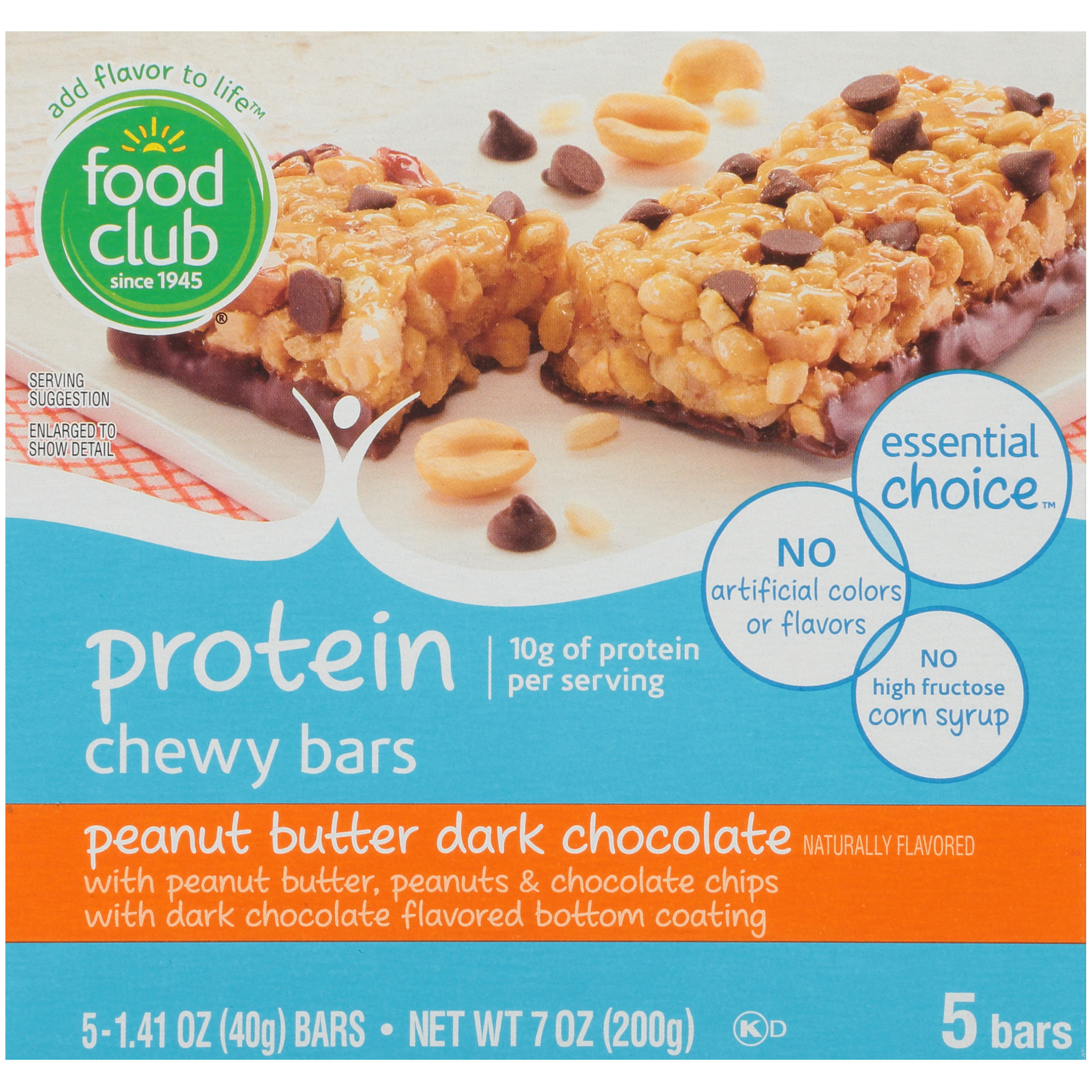 Granola Bar Chewy Protein Pb Drk Chc 5Ct