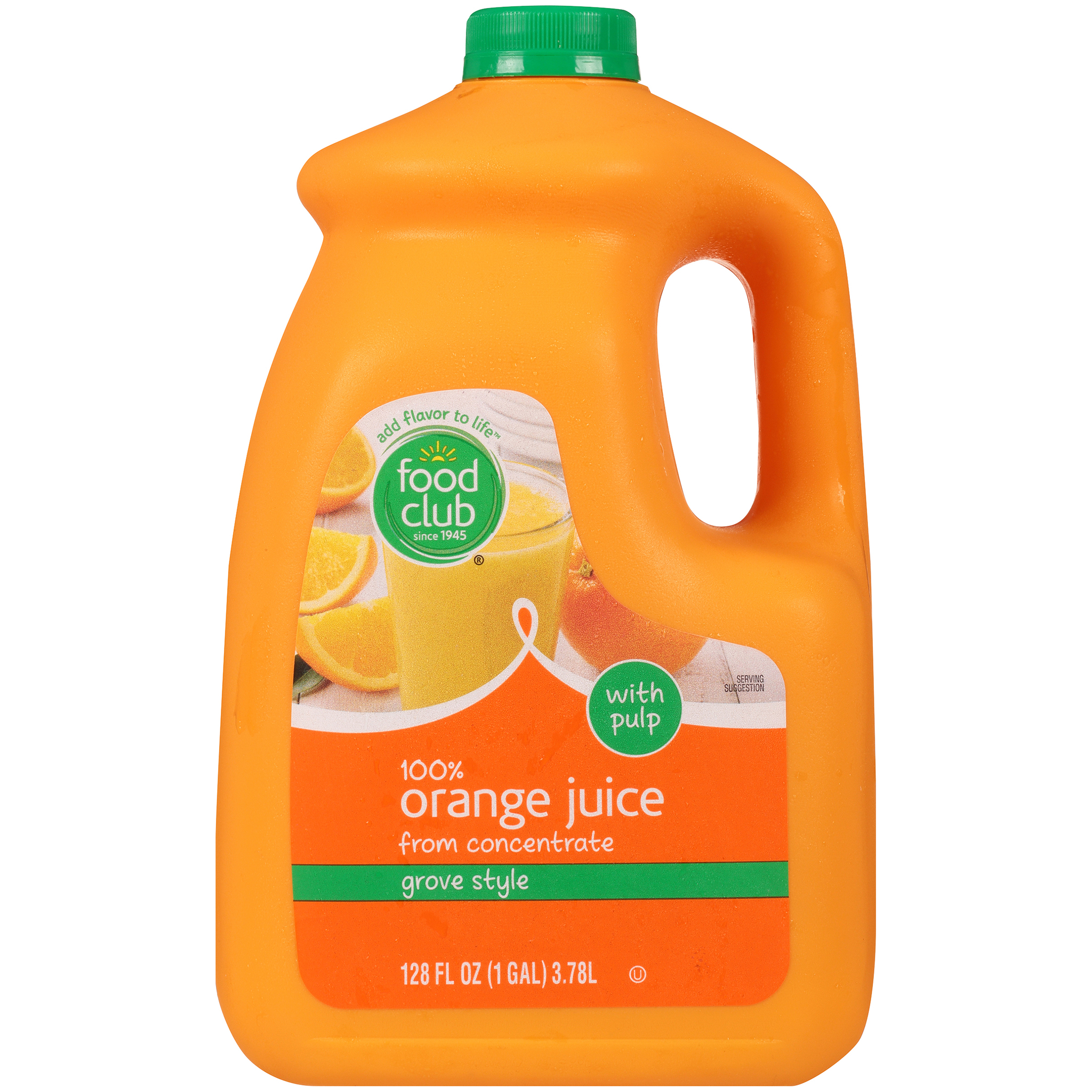 Grove Style 100% Orange Juice From Concentrate With Pulp