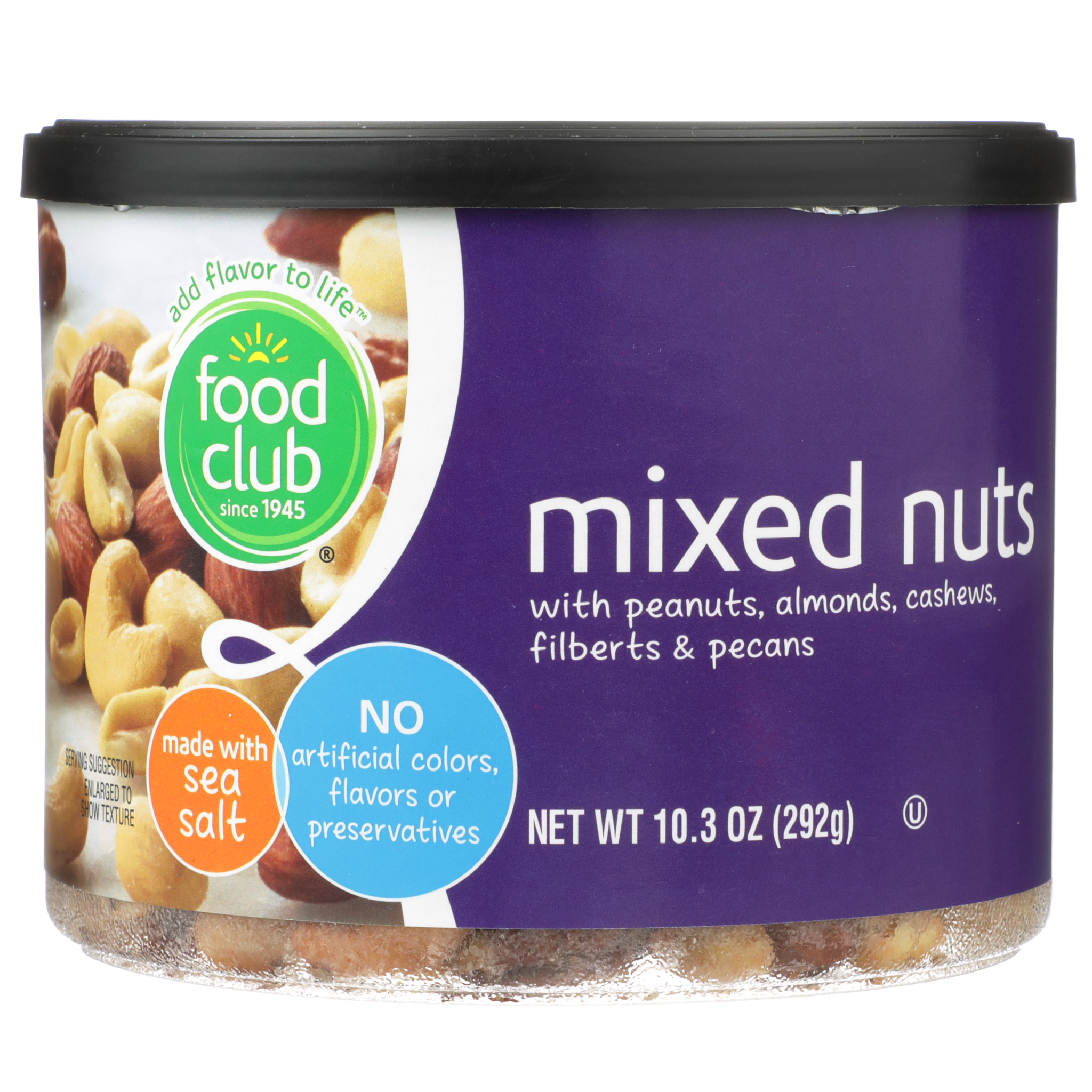 Mixed Nuts With Peanuts  Almonds  Cashews  Filberts & Pecans