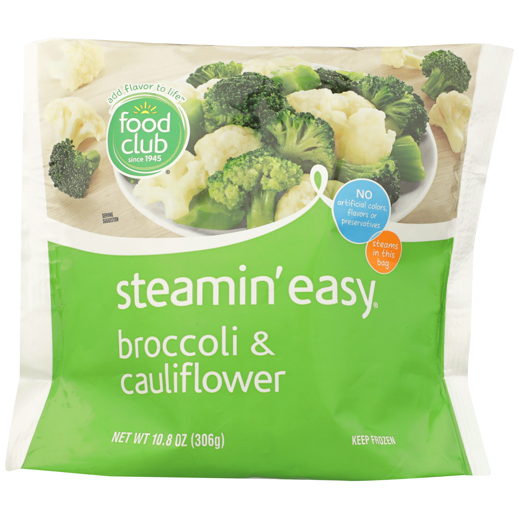 Steamin’ Easy  Broccoli & Cauliflower