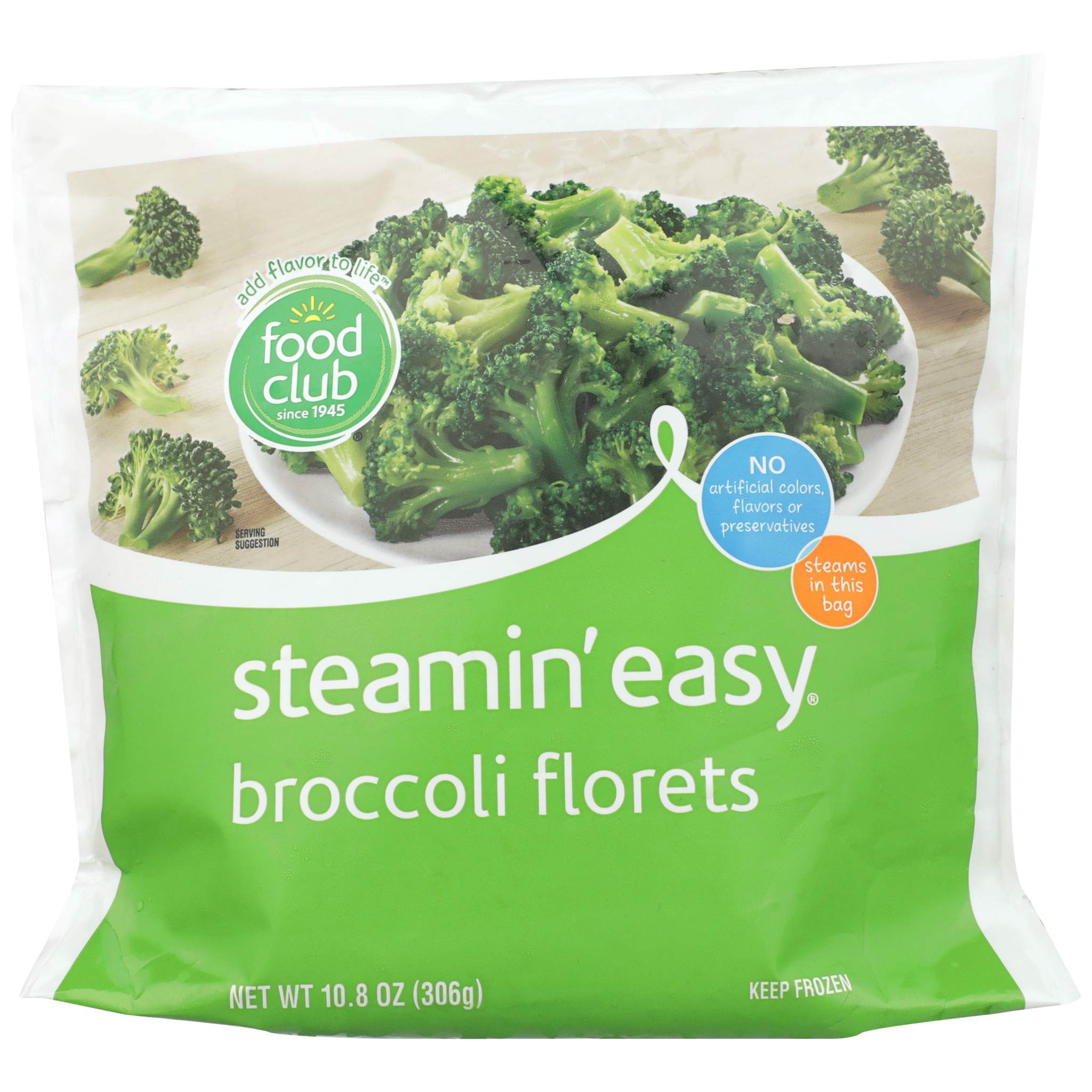 Steamin’ Easy  Broccoli Florets