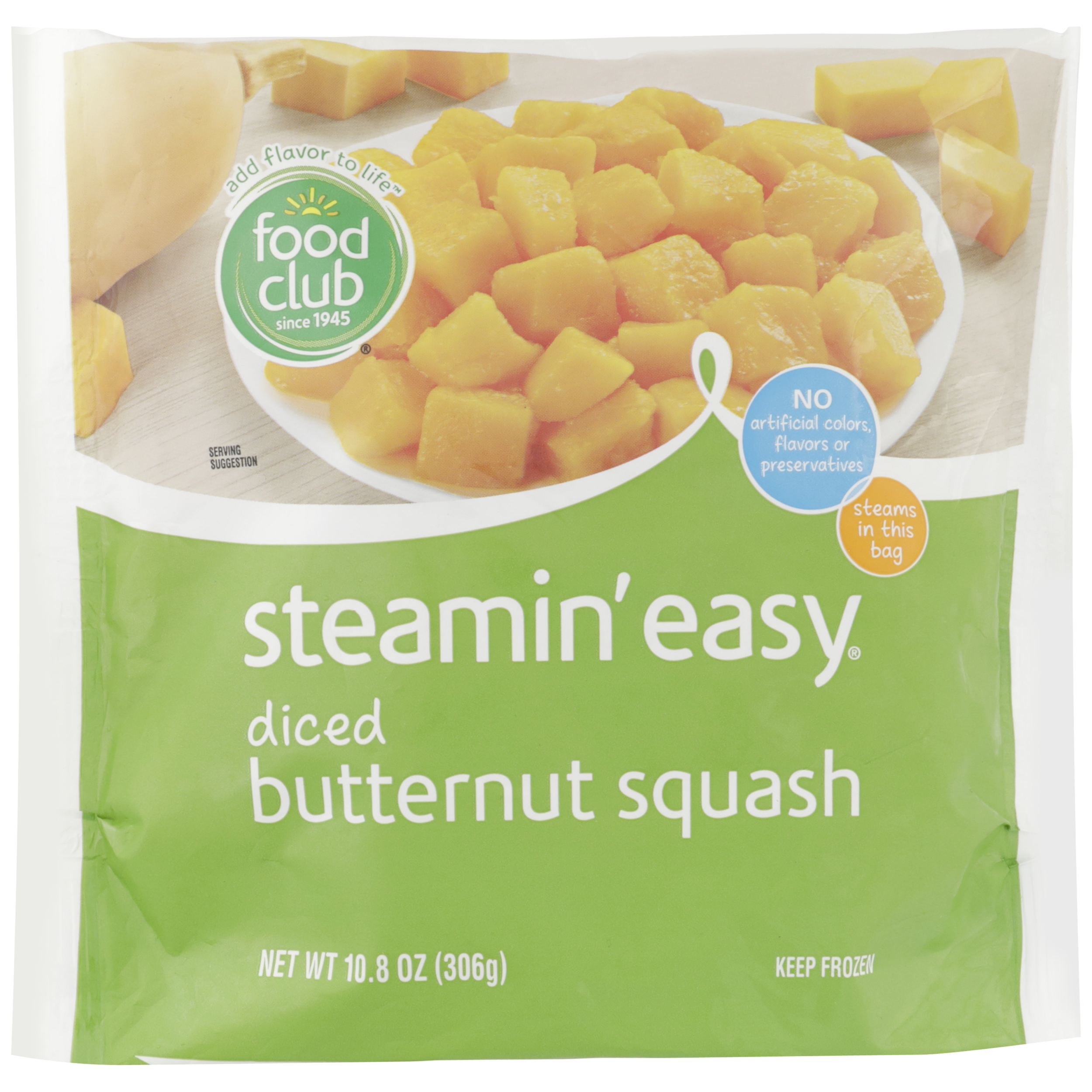 Steamin’ Easy  Diced Butternut Squash