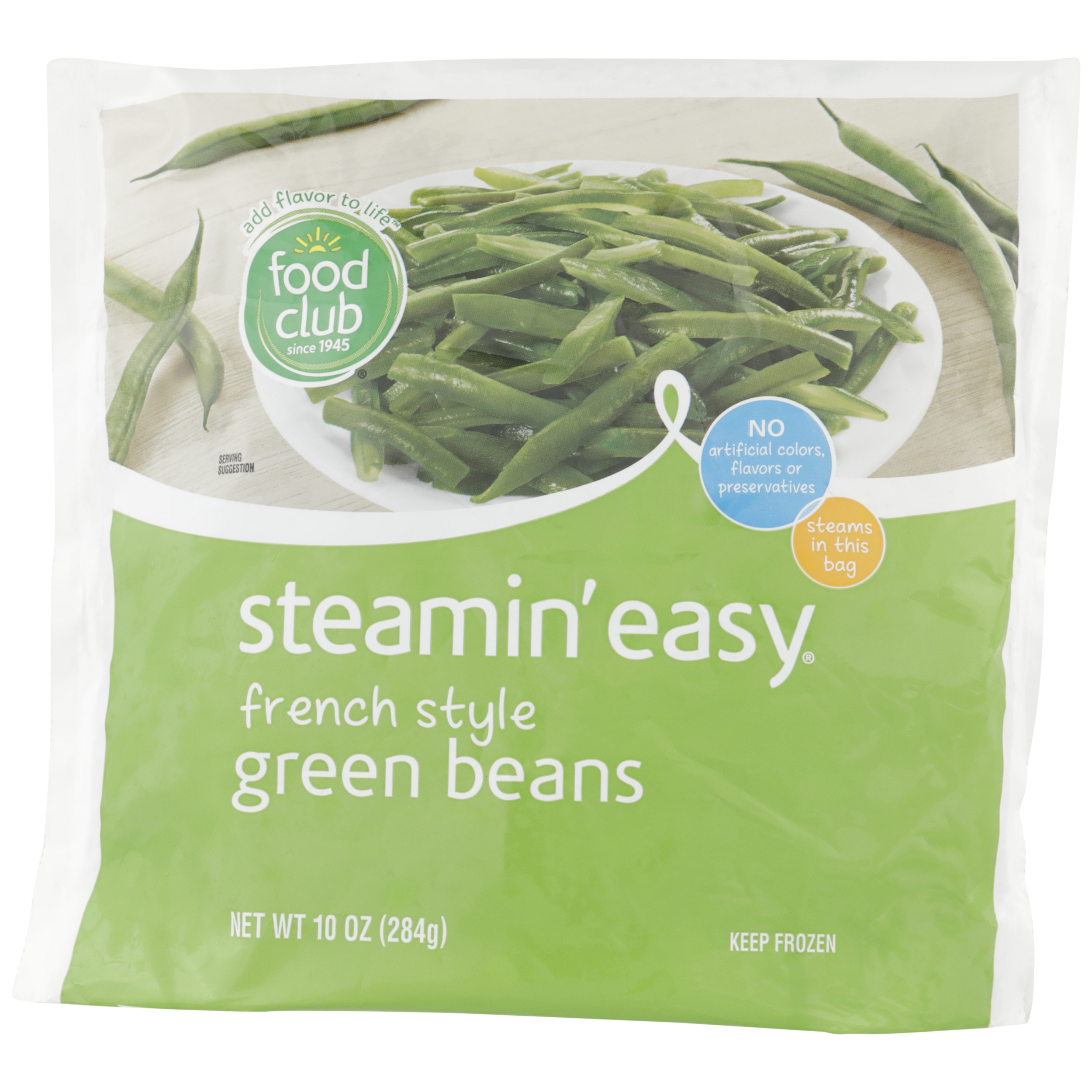 Steamin’ Easy  French Style Green Beans