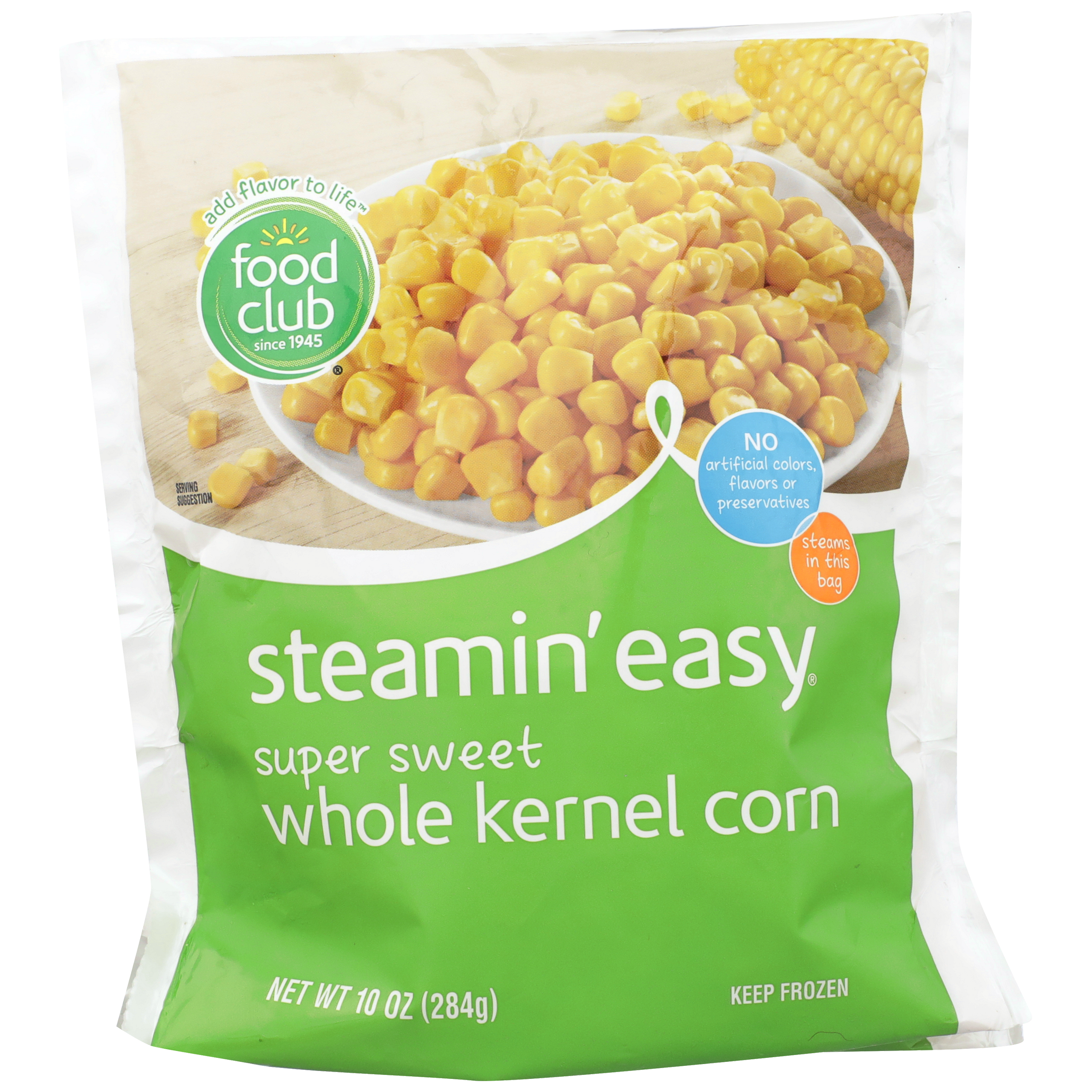 Steamin’ Easy  Super Sweet Whole Kernel Corn