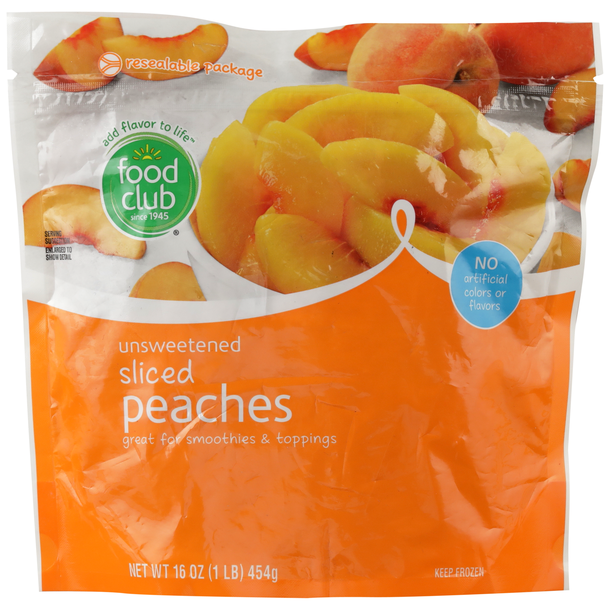 Unsweetened Sliced Peaches