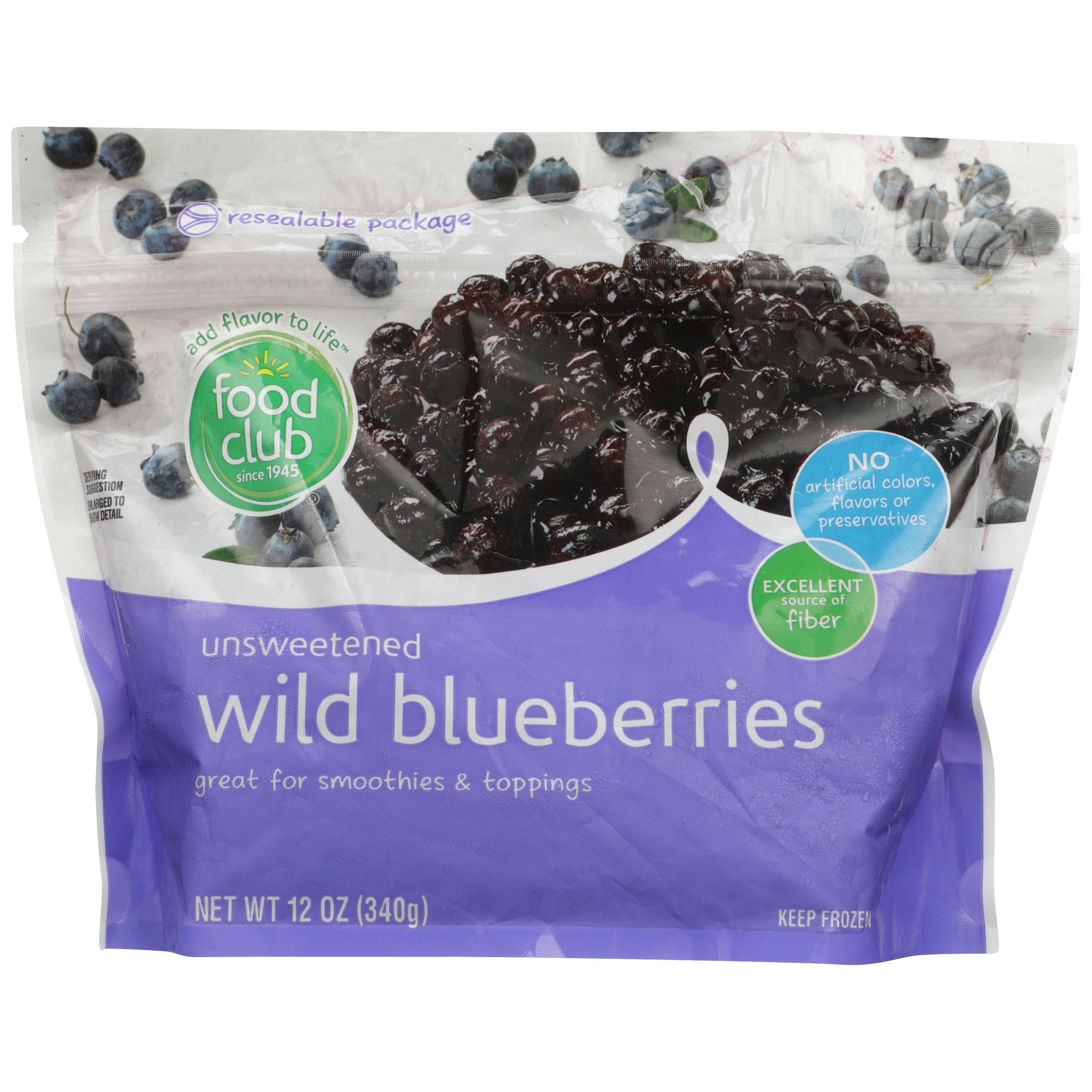 Unsweetened Wild Blueberries