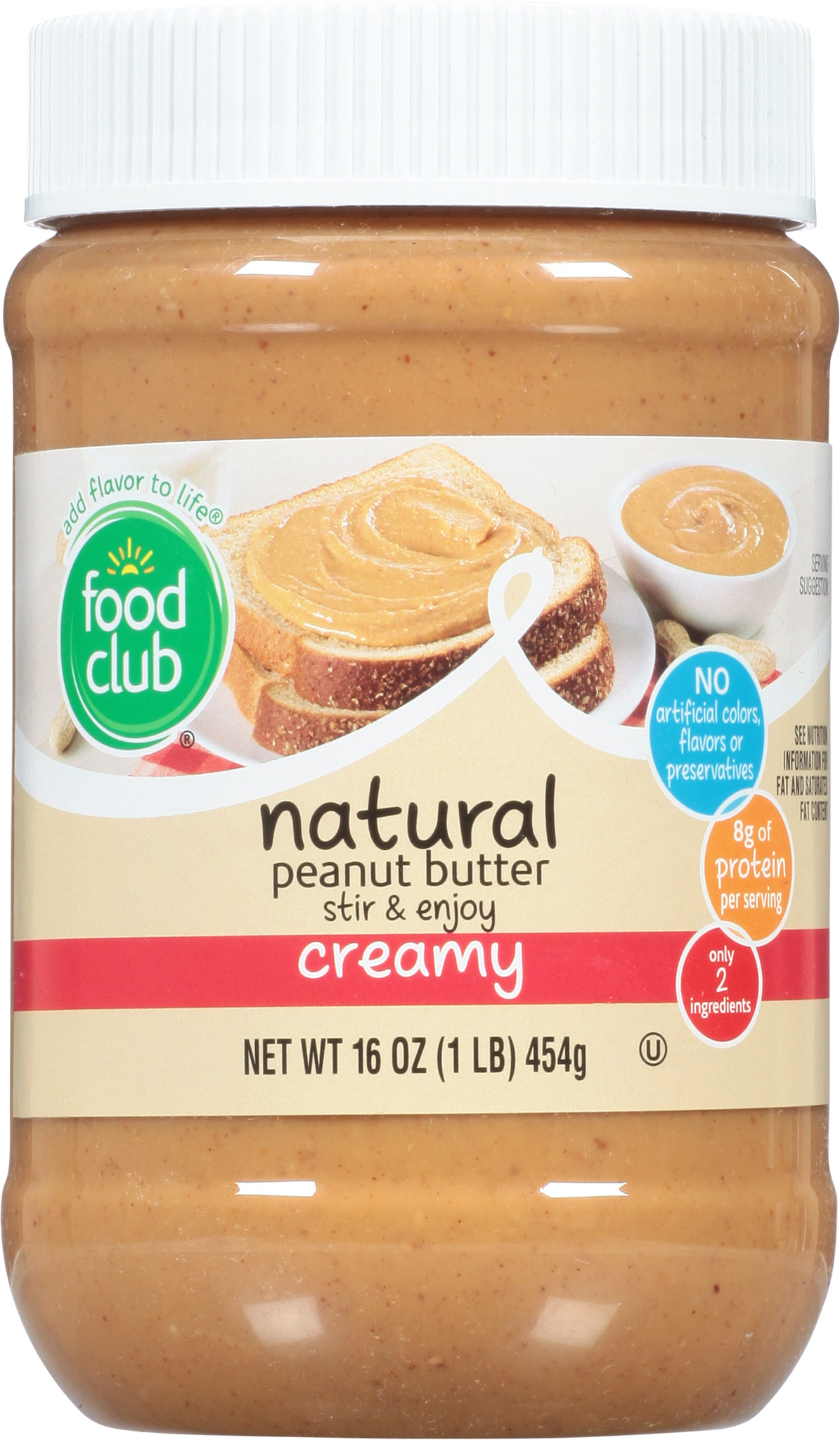 Creamy Natural Peanut Butter