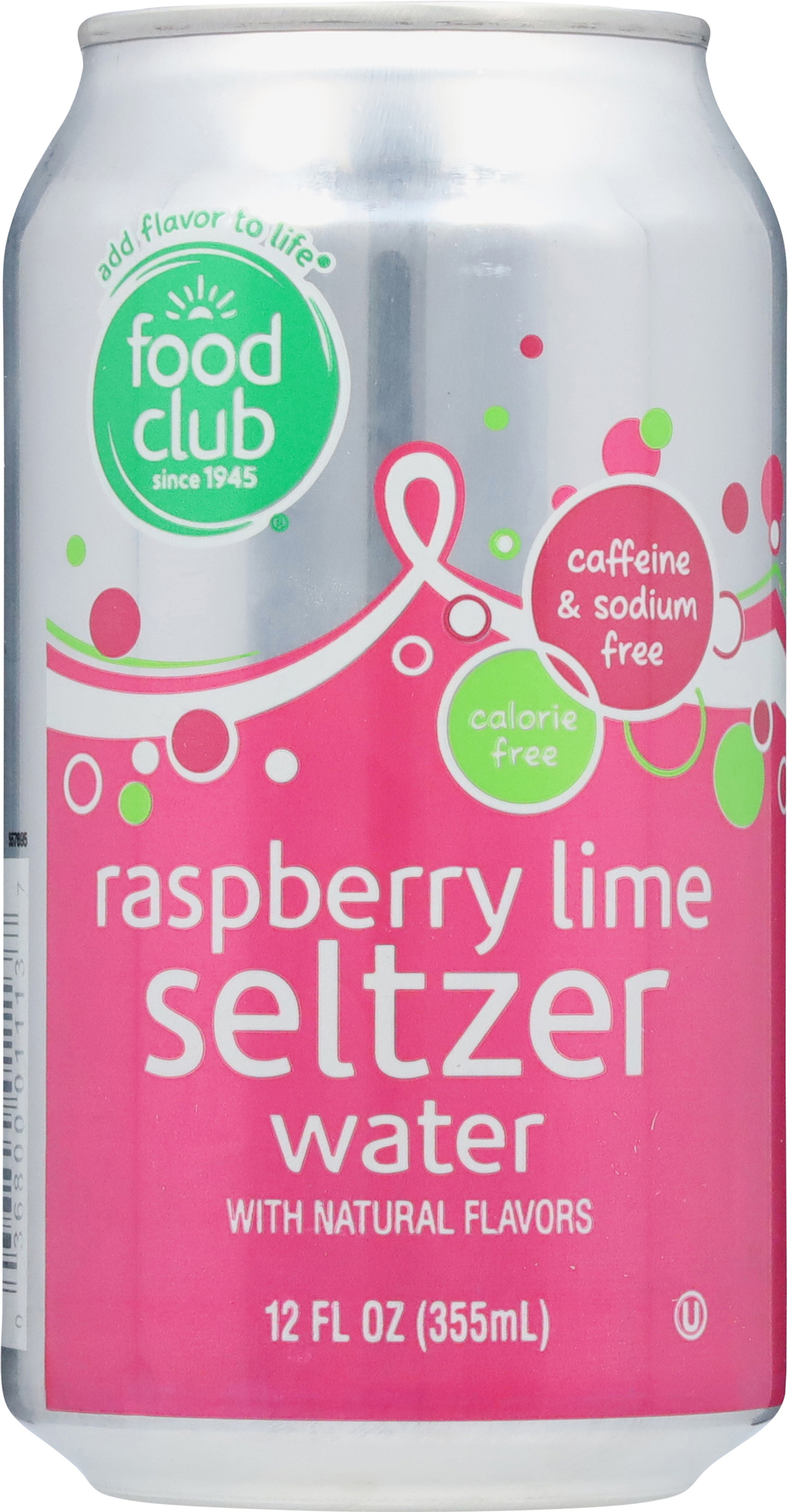 Raspberry Lime Seltzer Water