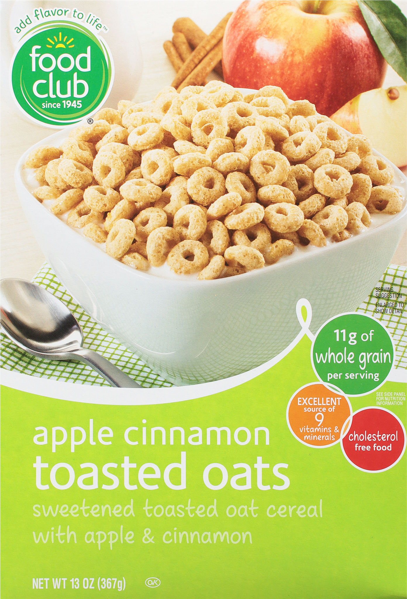 Toasted Oats Apple Cinnamon Cereal