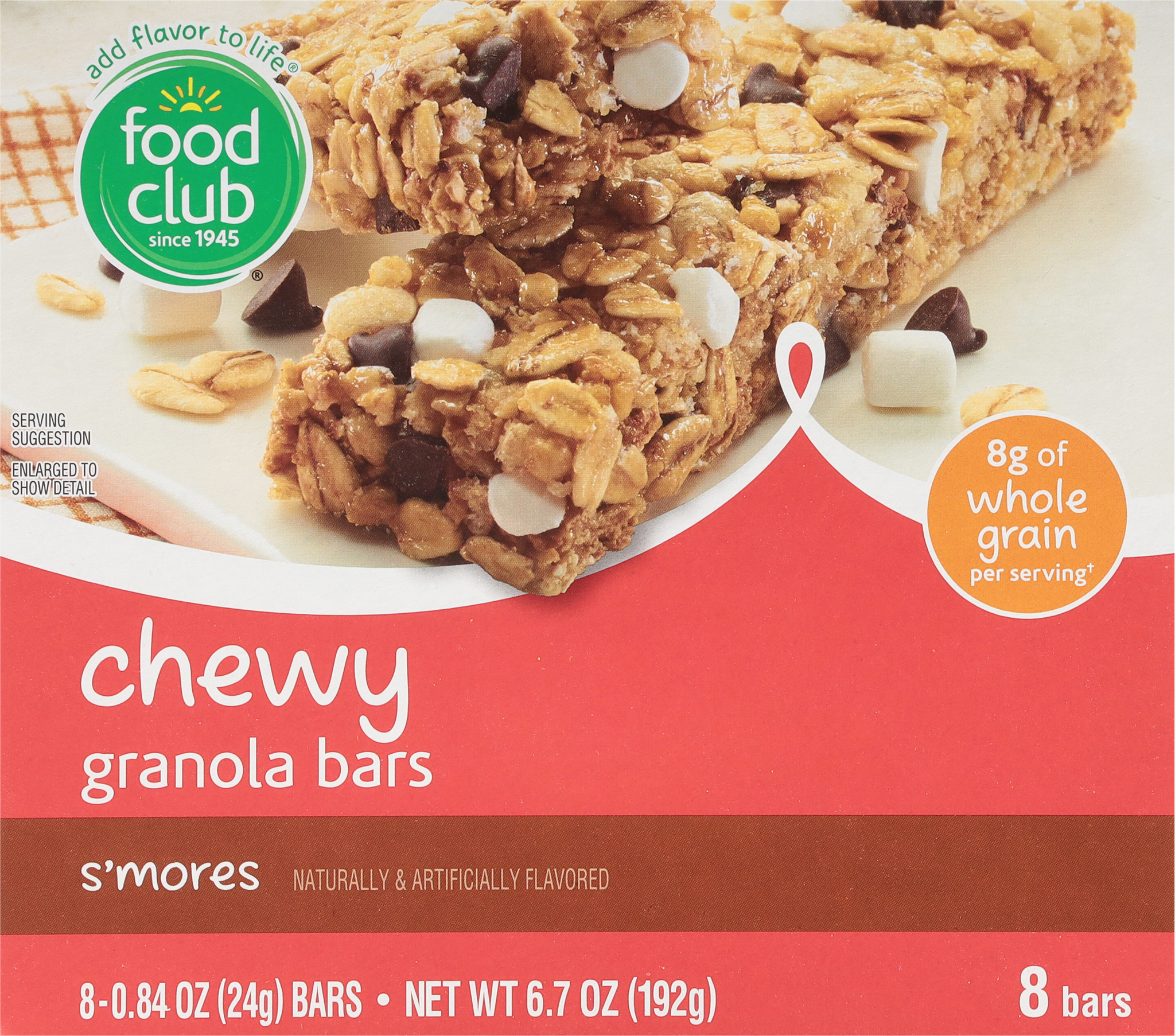 S’mores Chewy Granola Bars 8 Pack