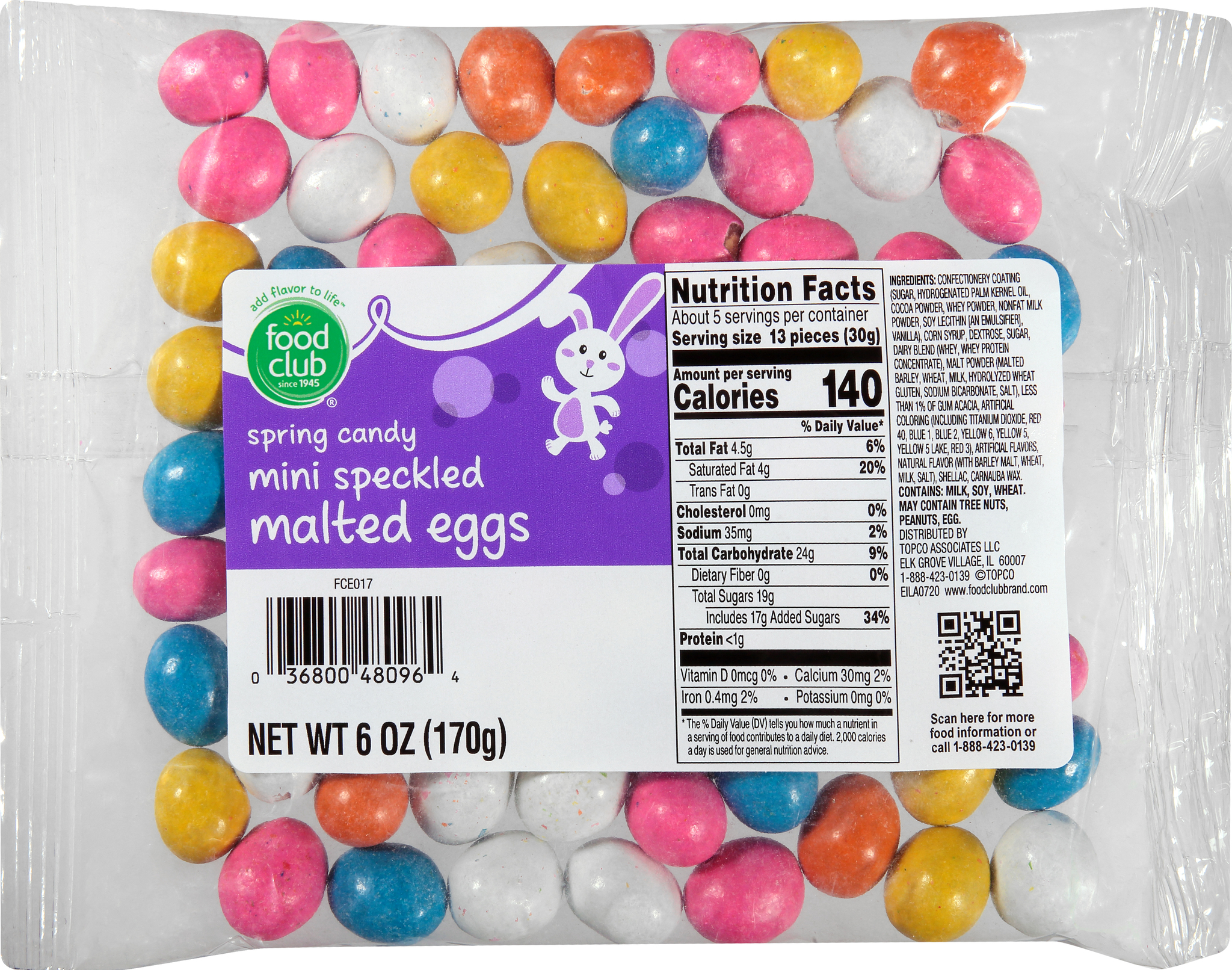 Spring Candy Mini Speckled Malted Eggs