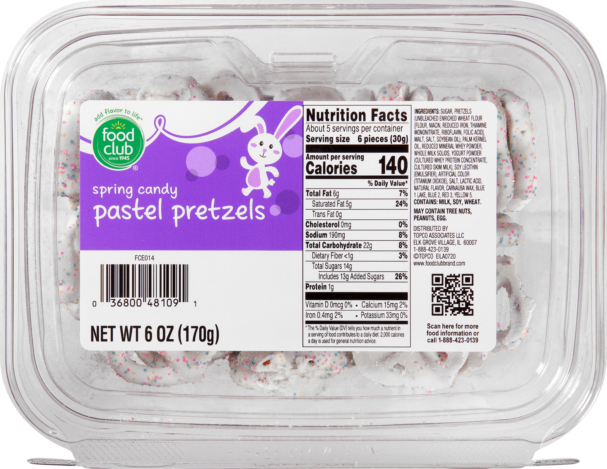 Spring Candy Pastel Pretzels