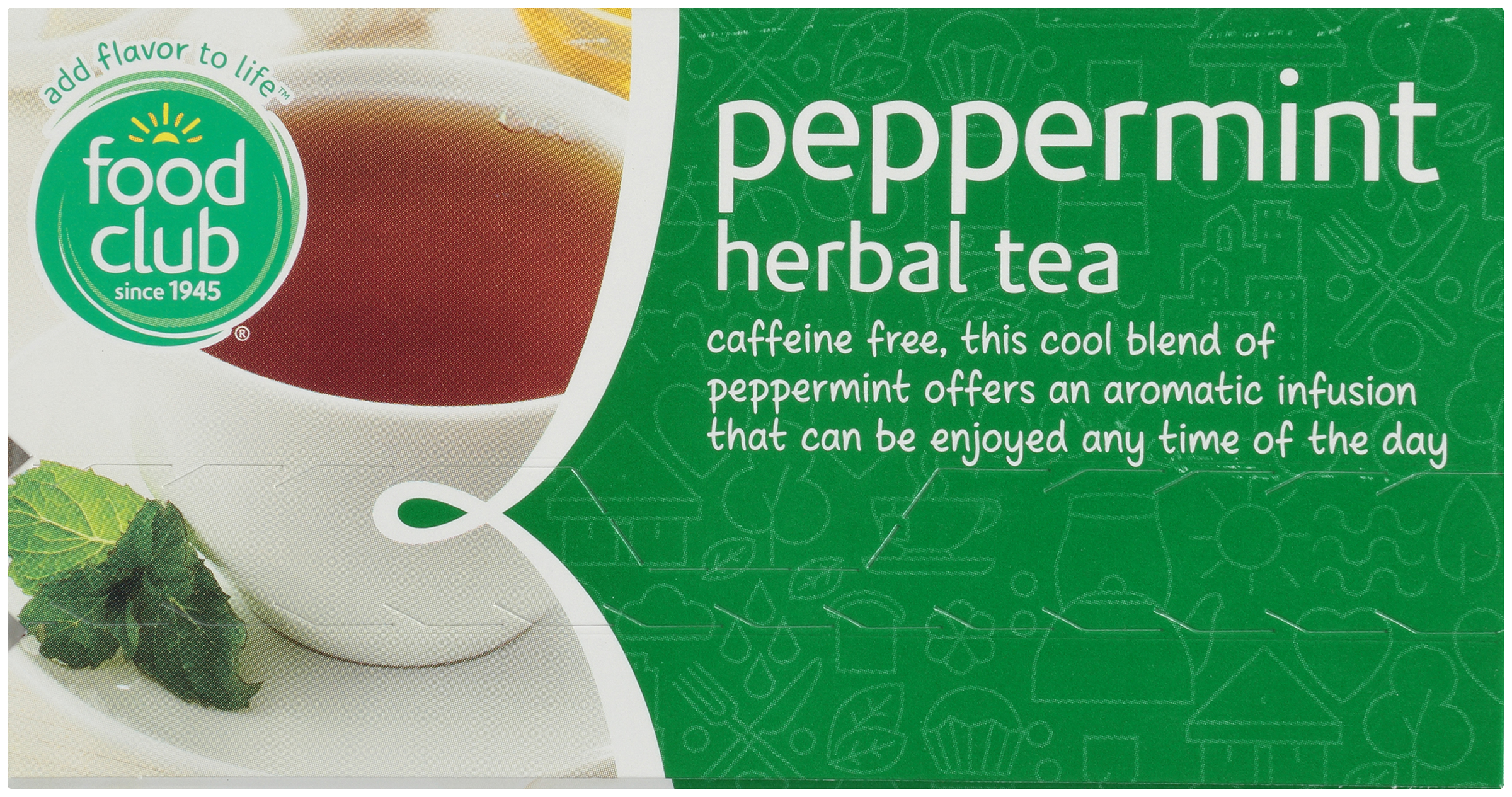 Peppermint Caffeine Free Herbal Tea Bags