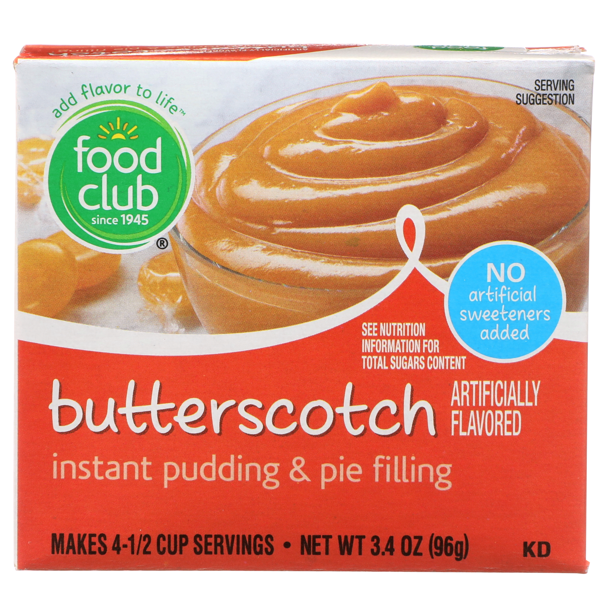 Butterscotch Instant Pudding & Pie Filling