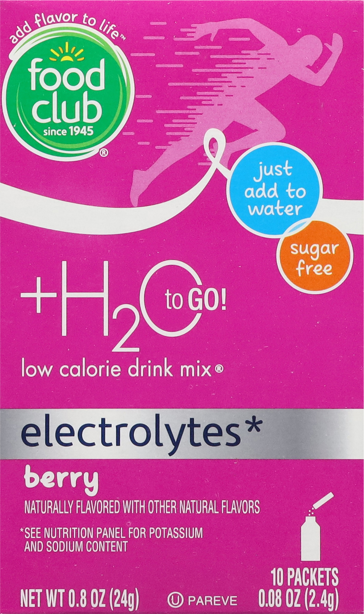 Electrolytes Low Calorie Berry Drink Mix