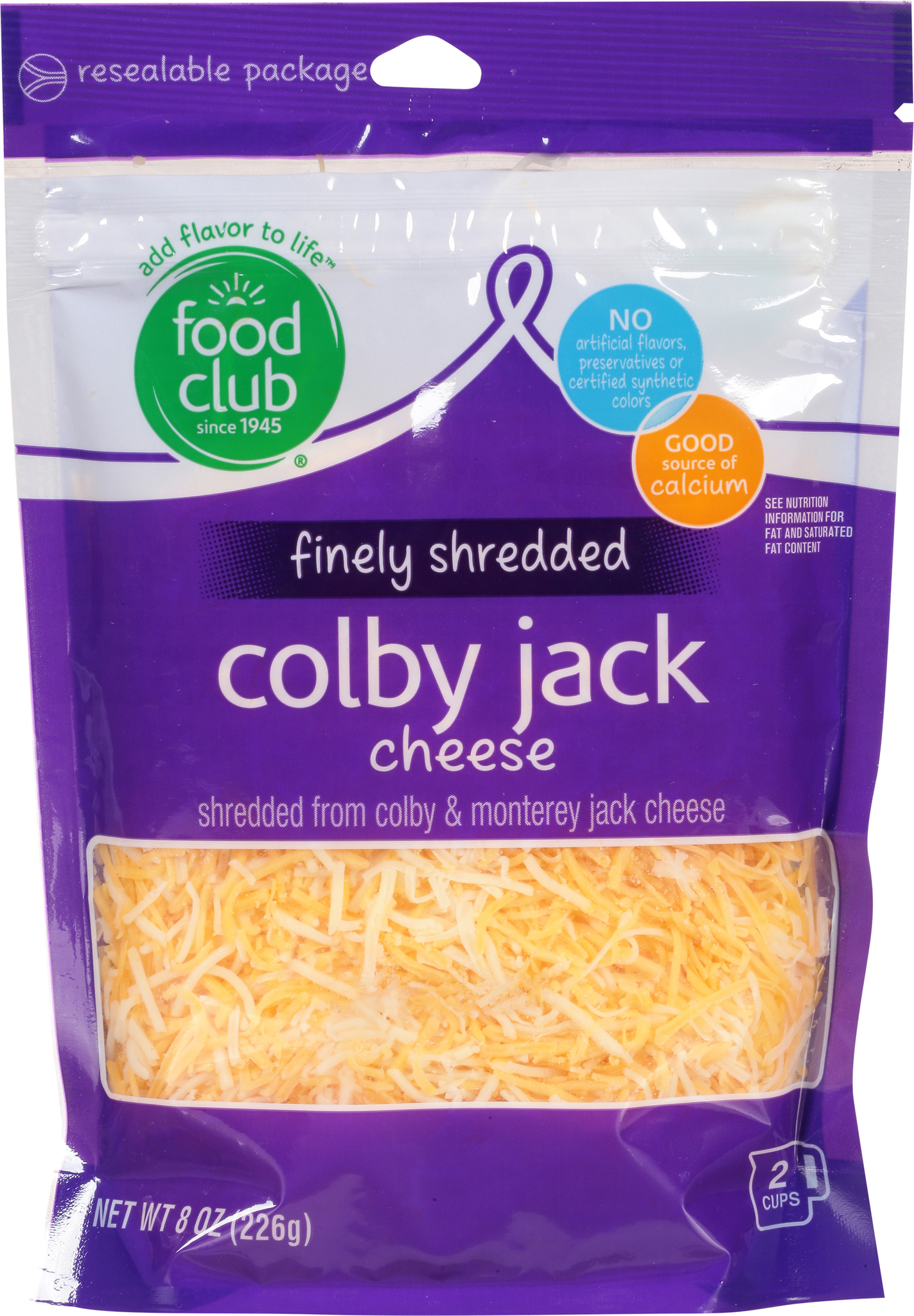 Finely Shredded Colby Jack Cheese