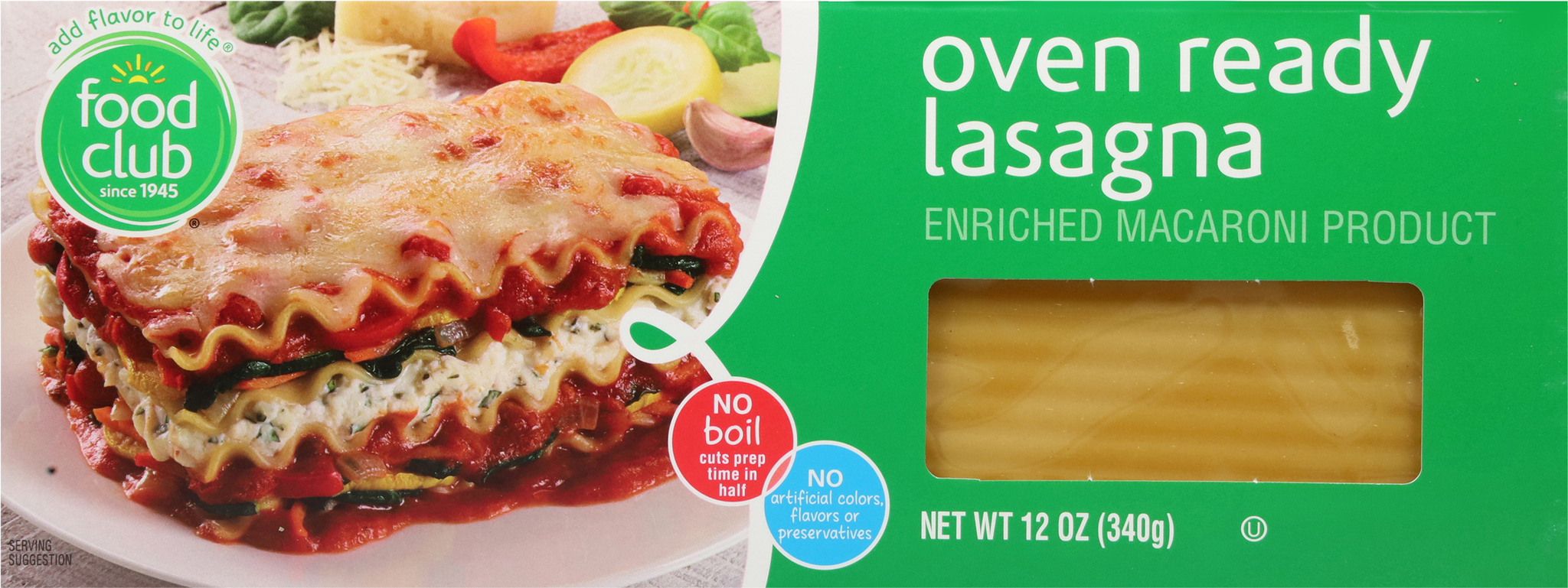 Oven Ready Lasagna