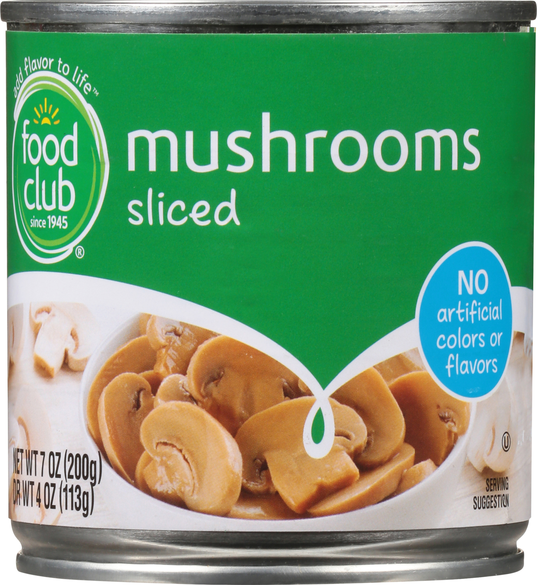 Sliced Mushrooms