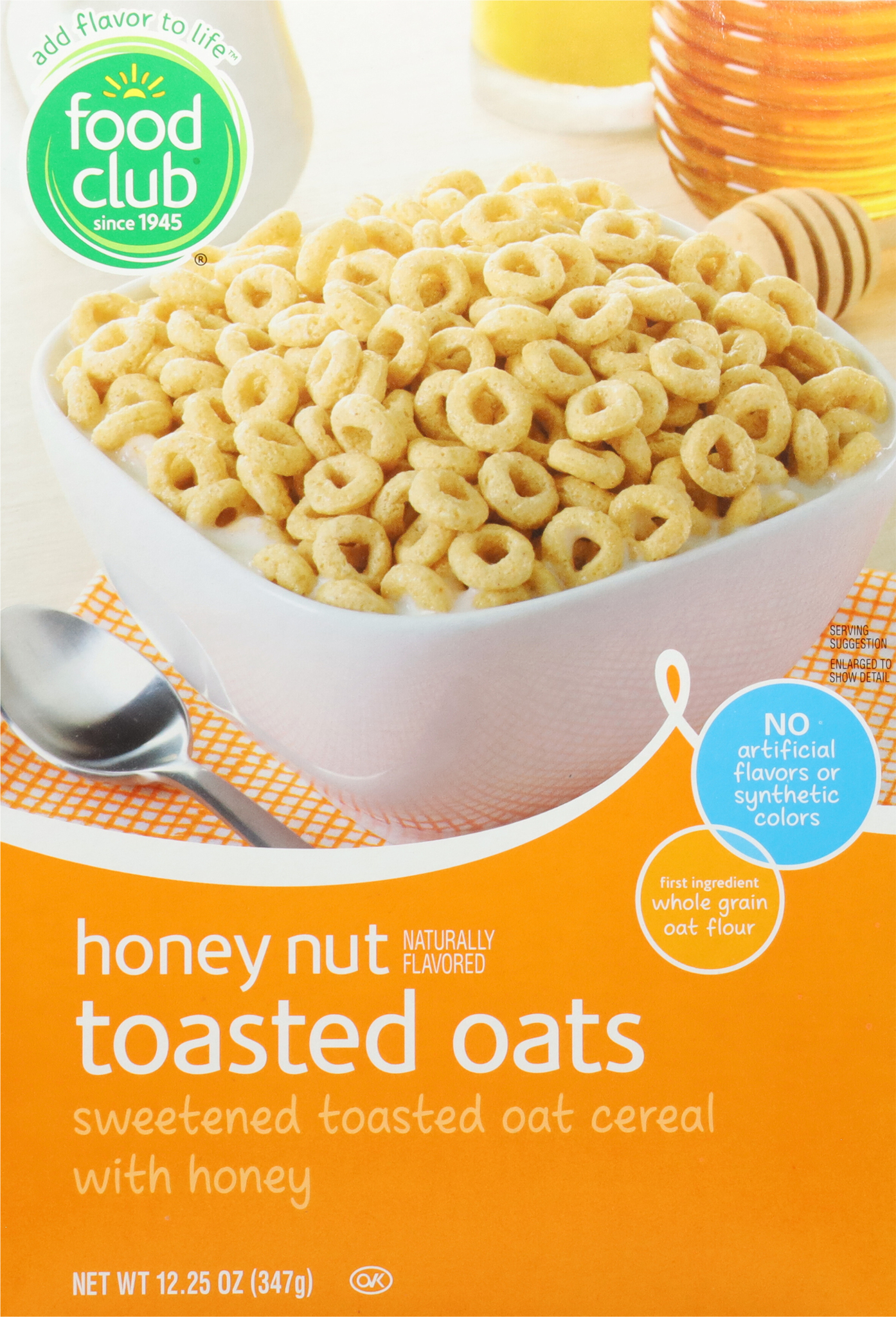 Toasted Oats Honey Nut Cereal